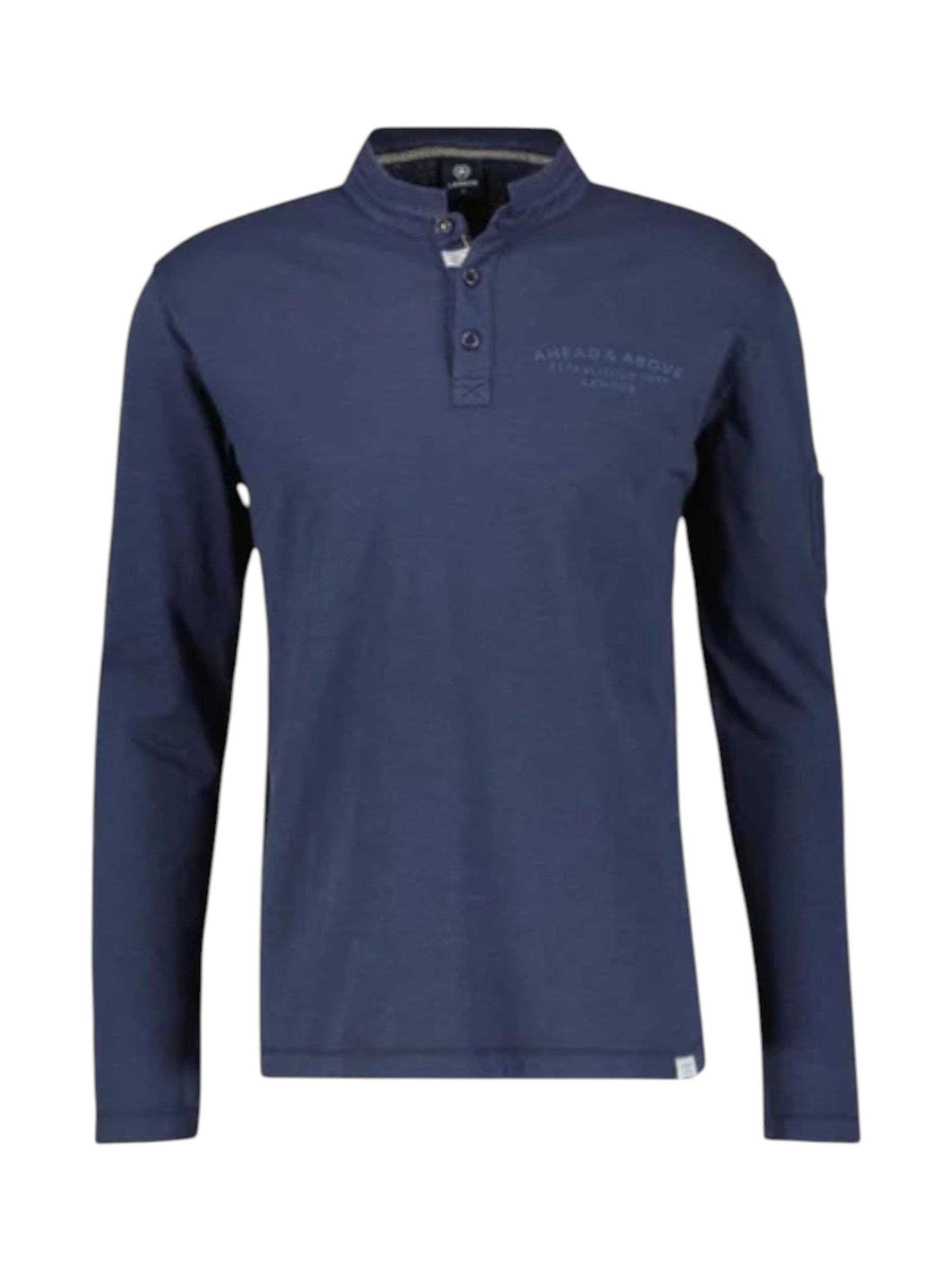 Men's Plain Solid Casual Top,Navy