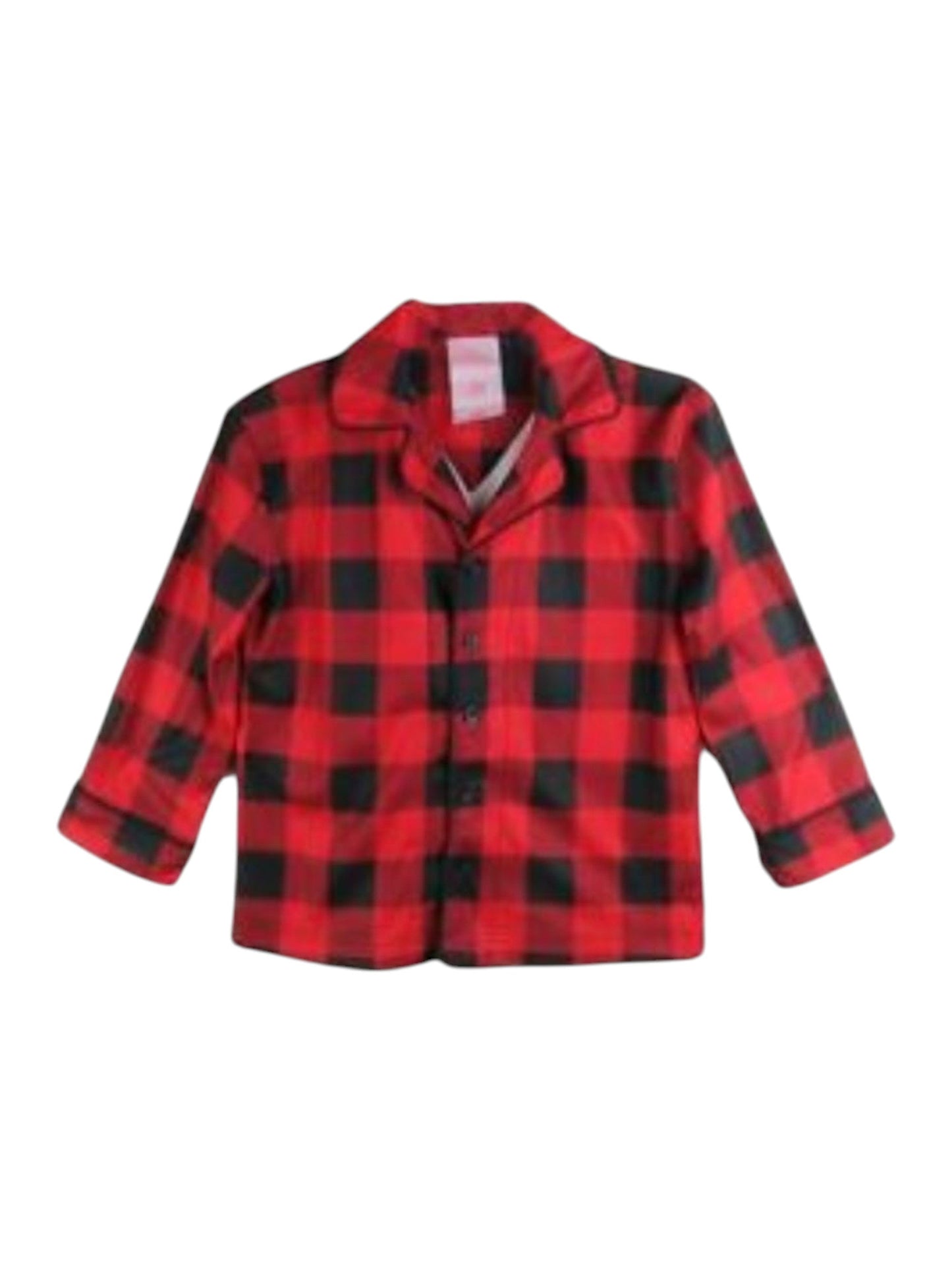 Kids Boy's Plaid Sleepwear Chemise,Red