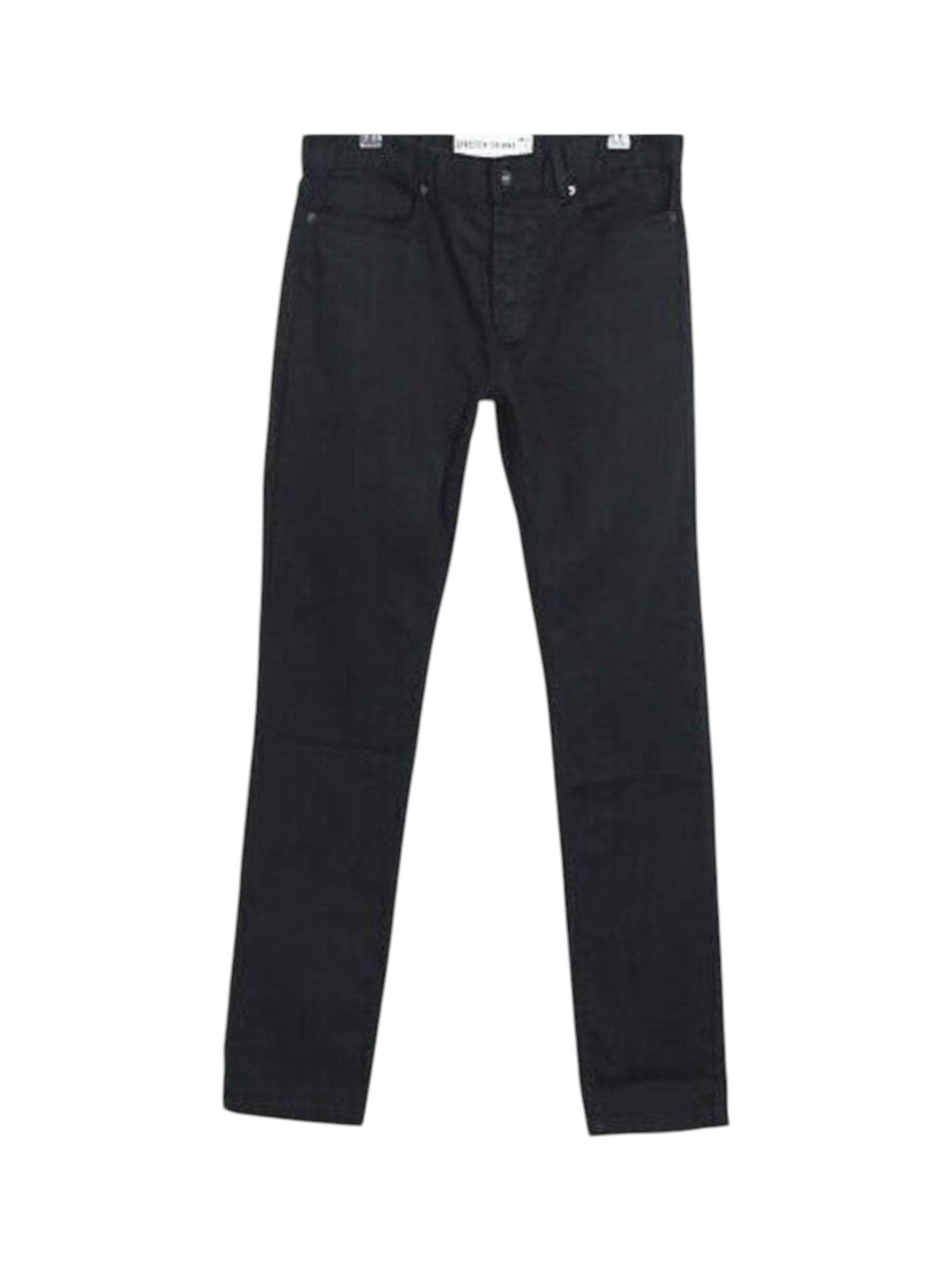 Men's Plain Solid Jeans,Black