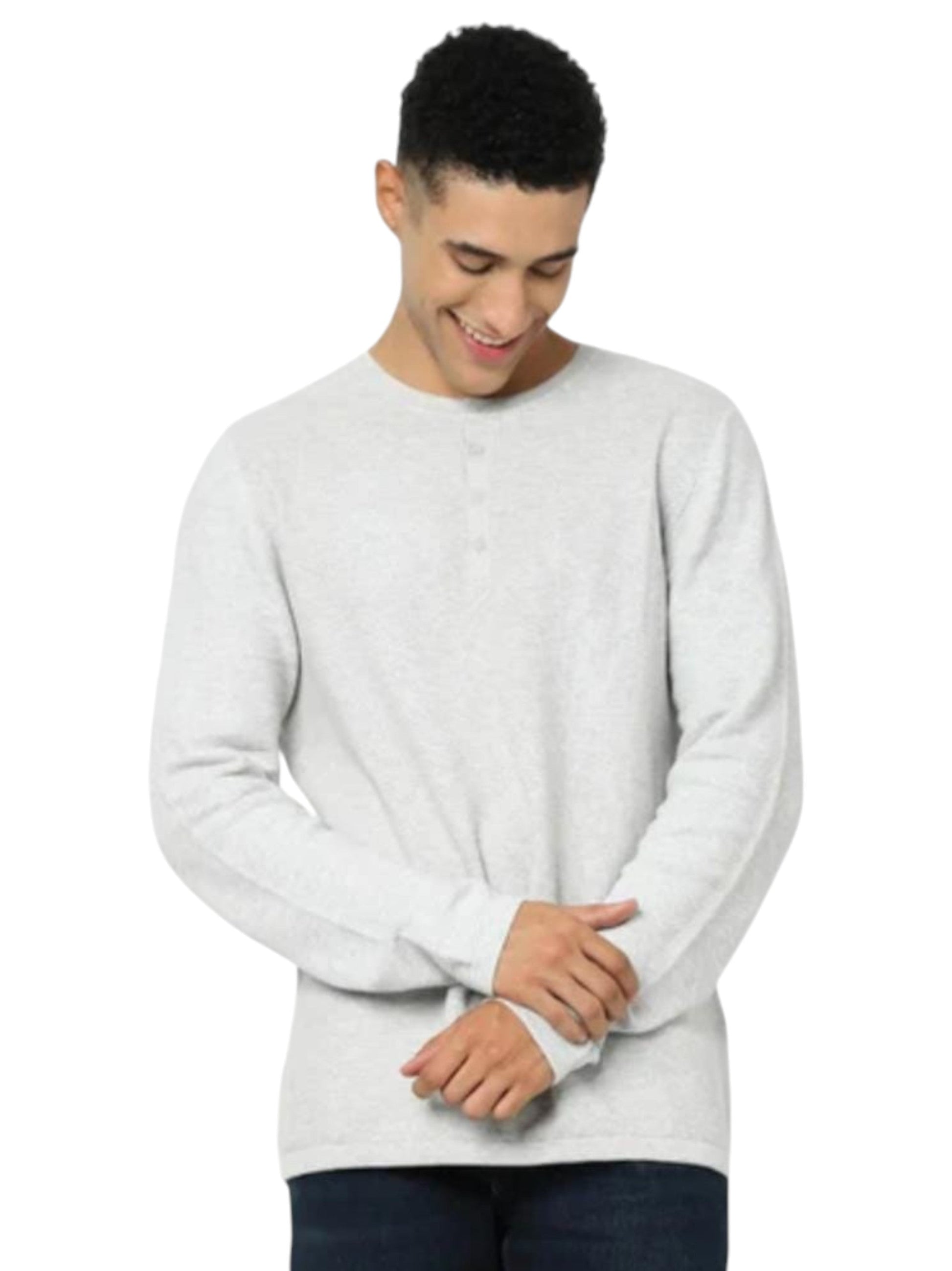 Men's Heather Top,Grey