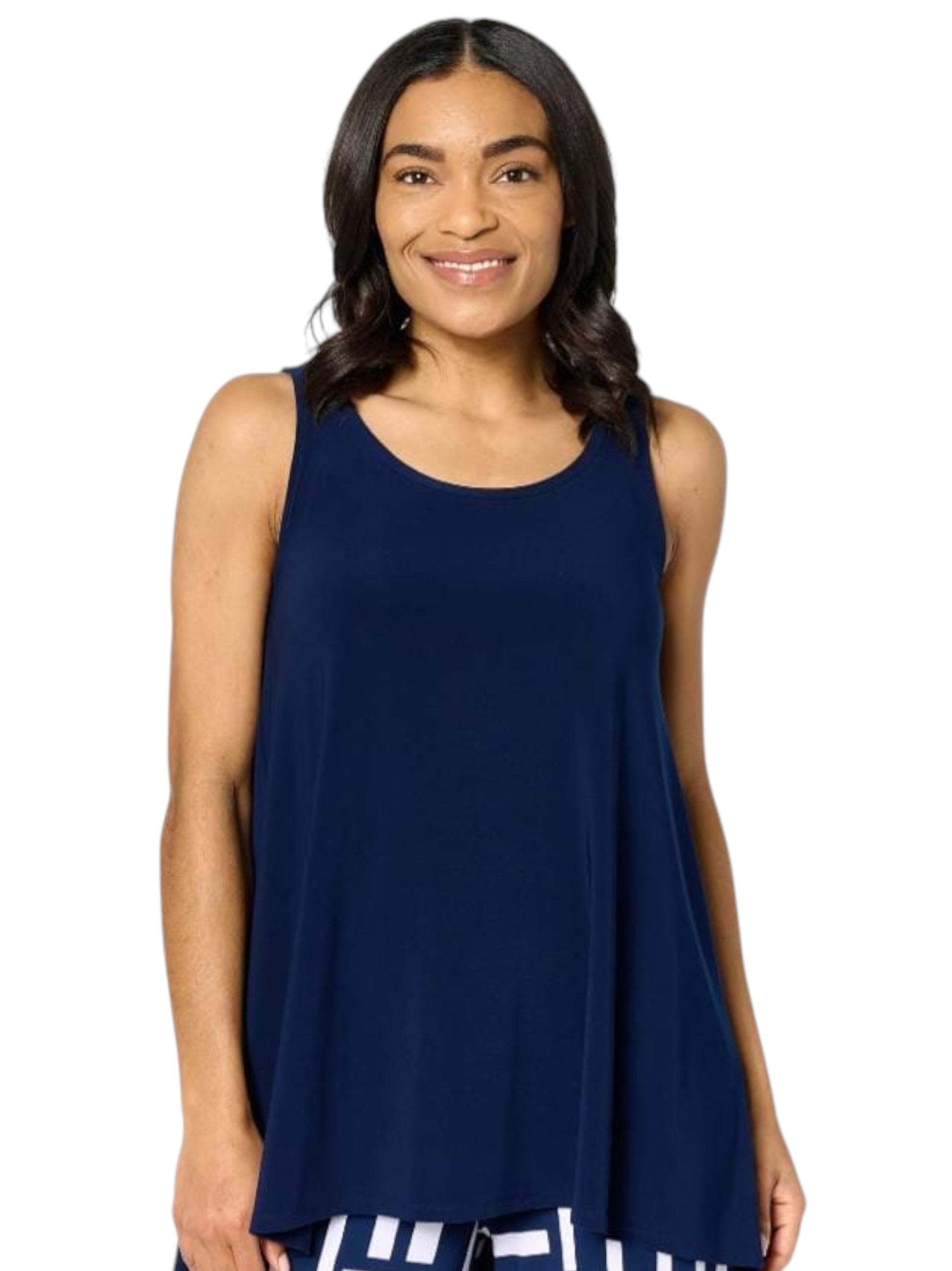 Women's Plain Sport Top,Navy