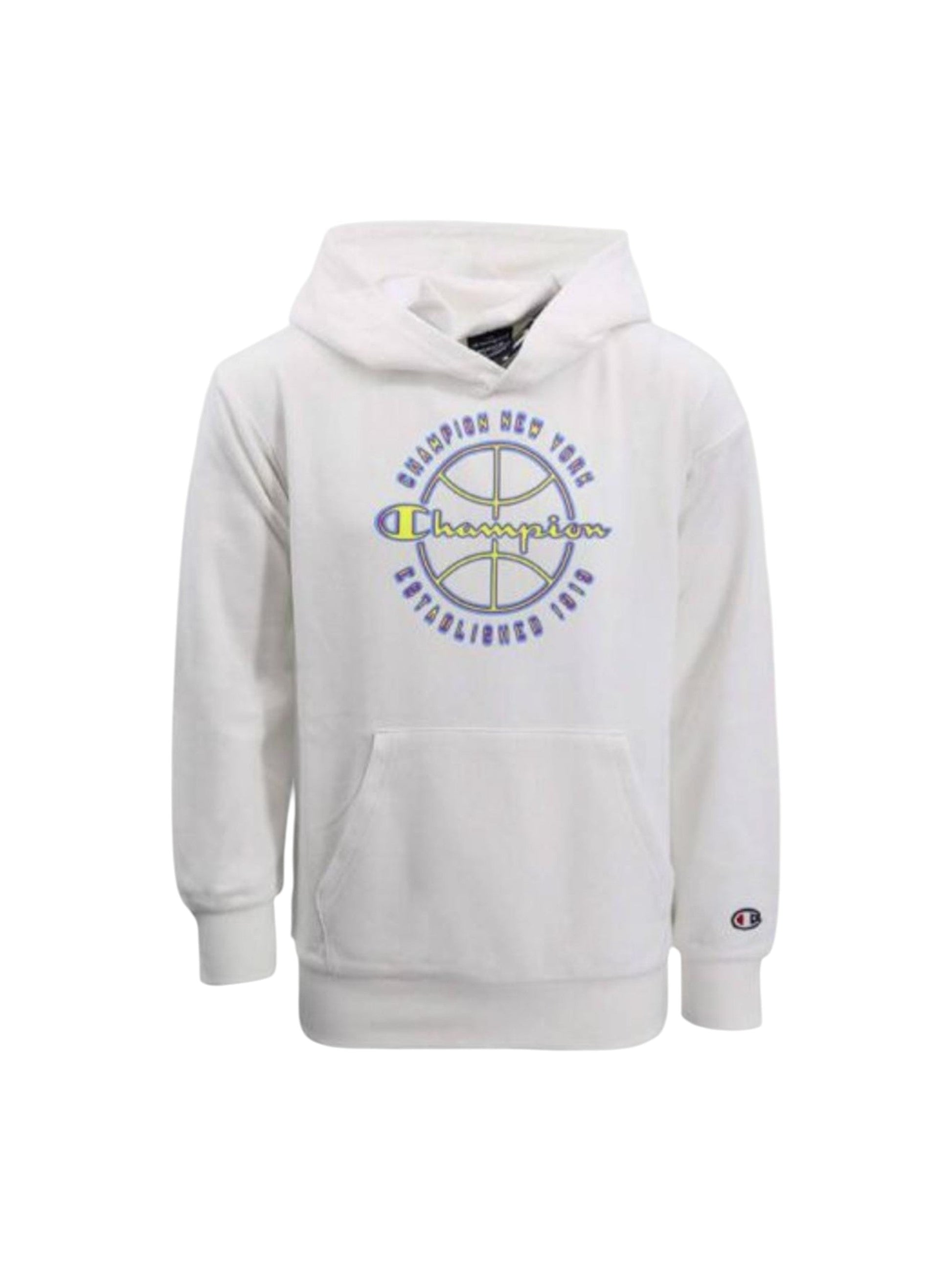 Kids Boy's Printed Hoodie,White