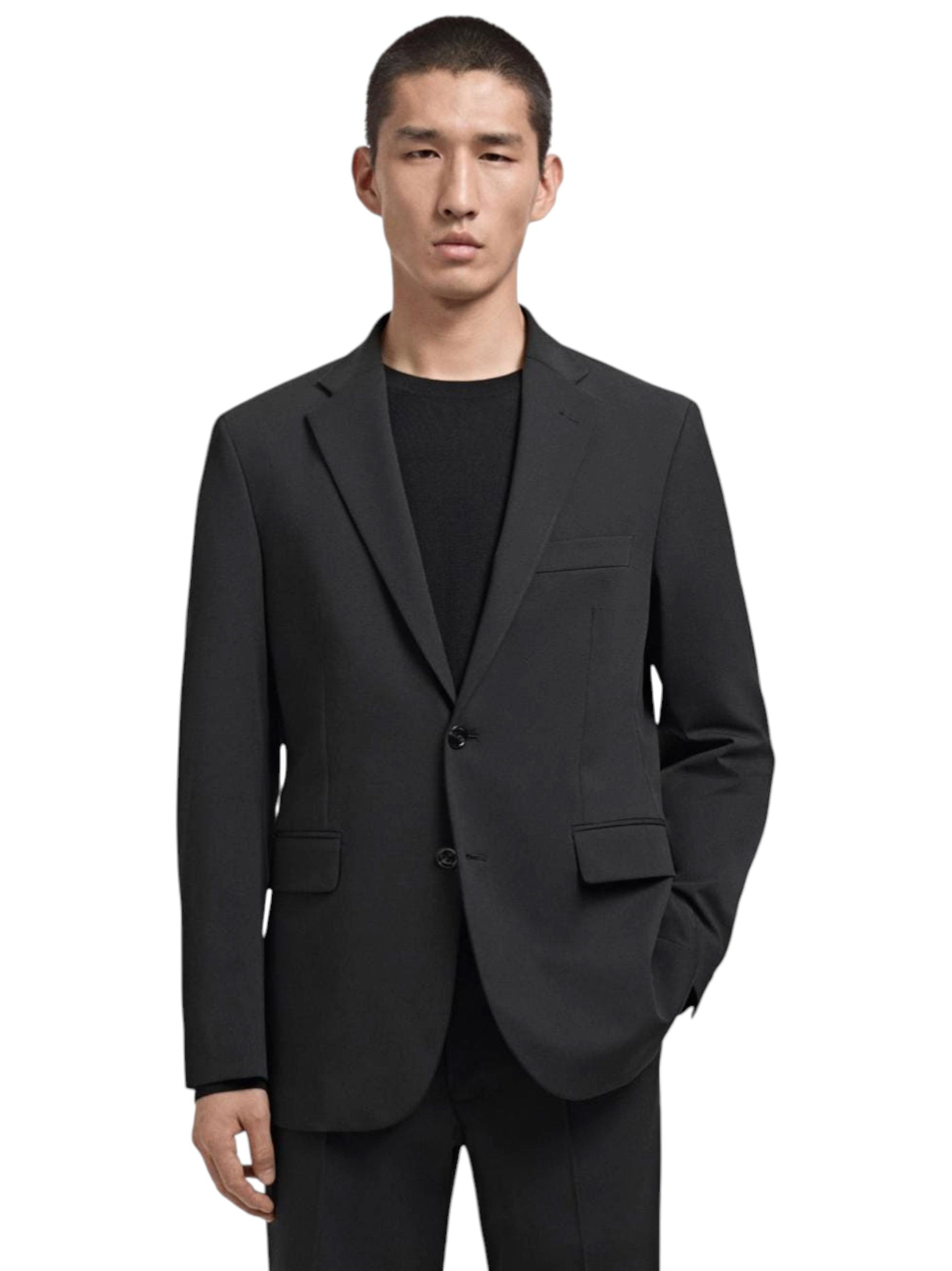 Men's Plain Blazer,Dark Grey