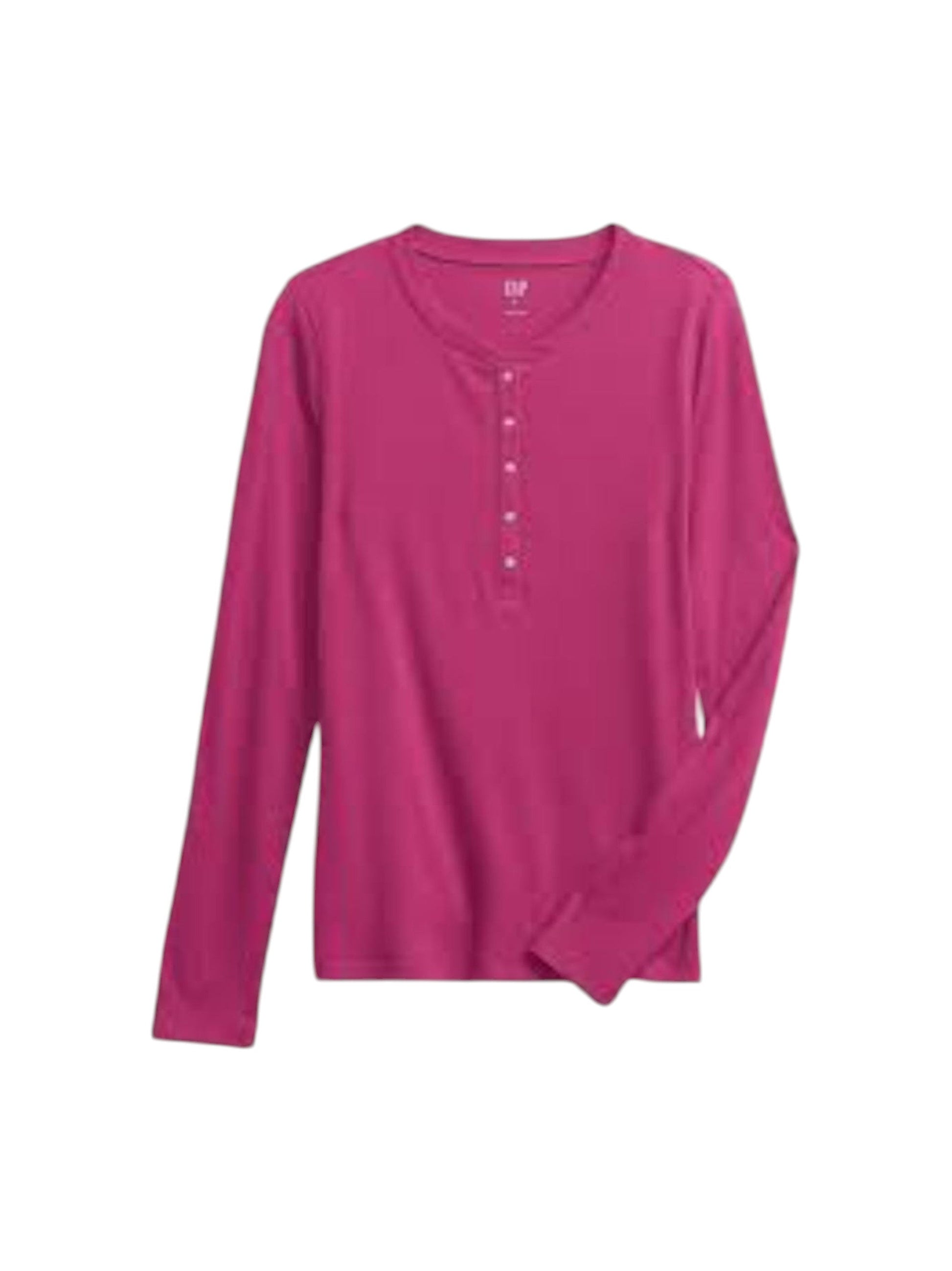 Women's Ribbed Sleepwear Top,Dark Pink