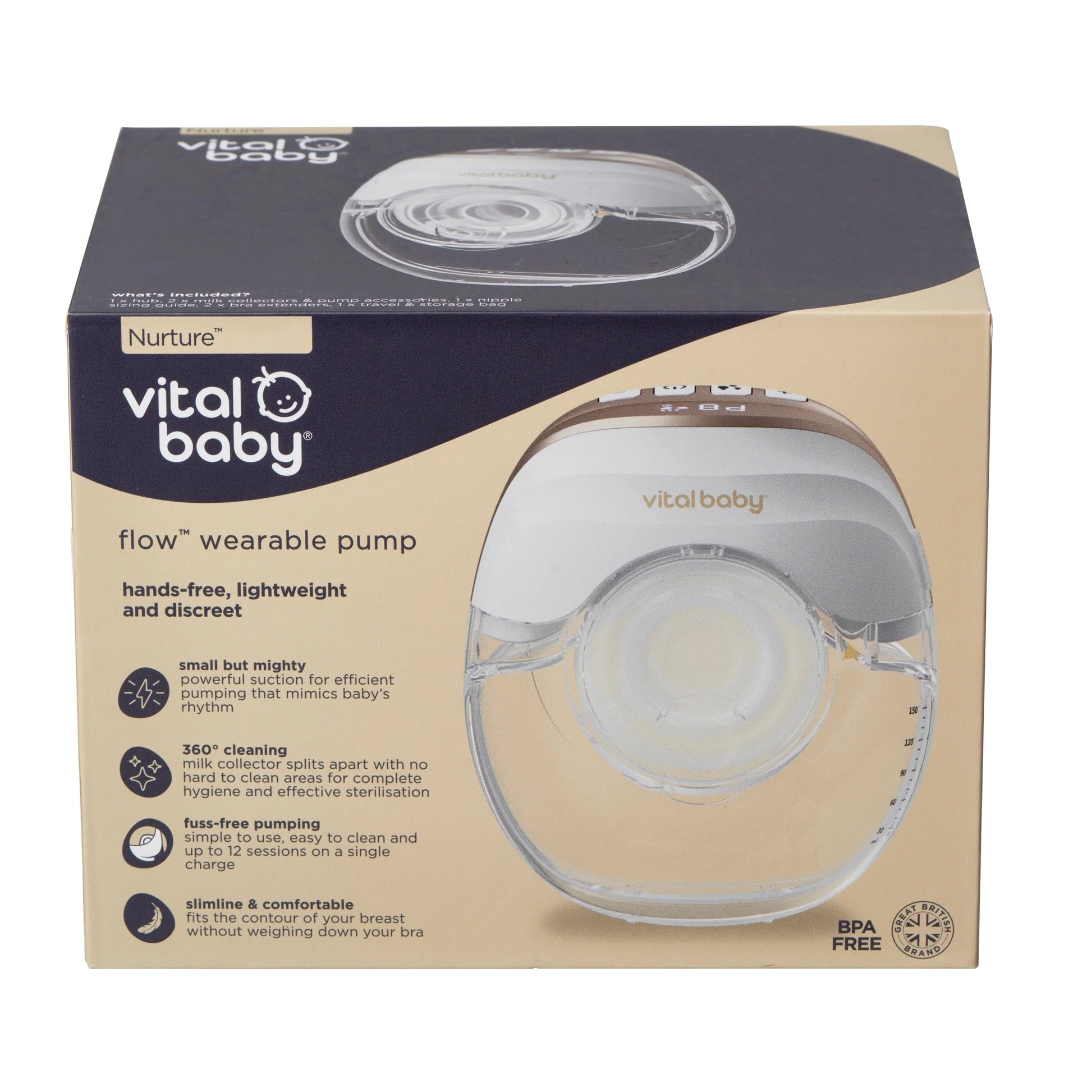 Vital Baby - Flow Wearable Pump - Breast Pump