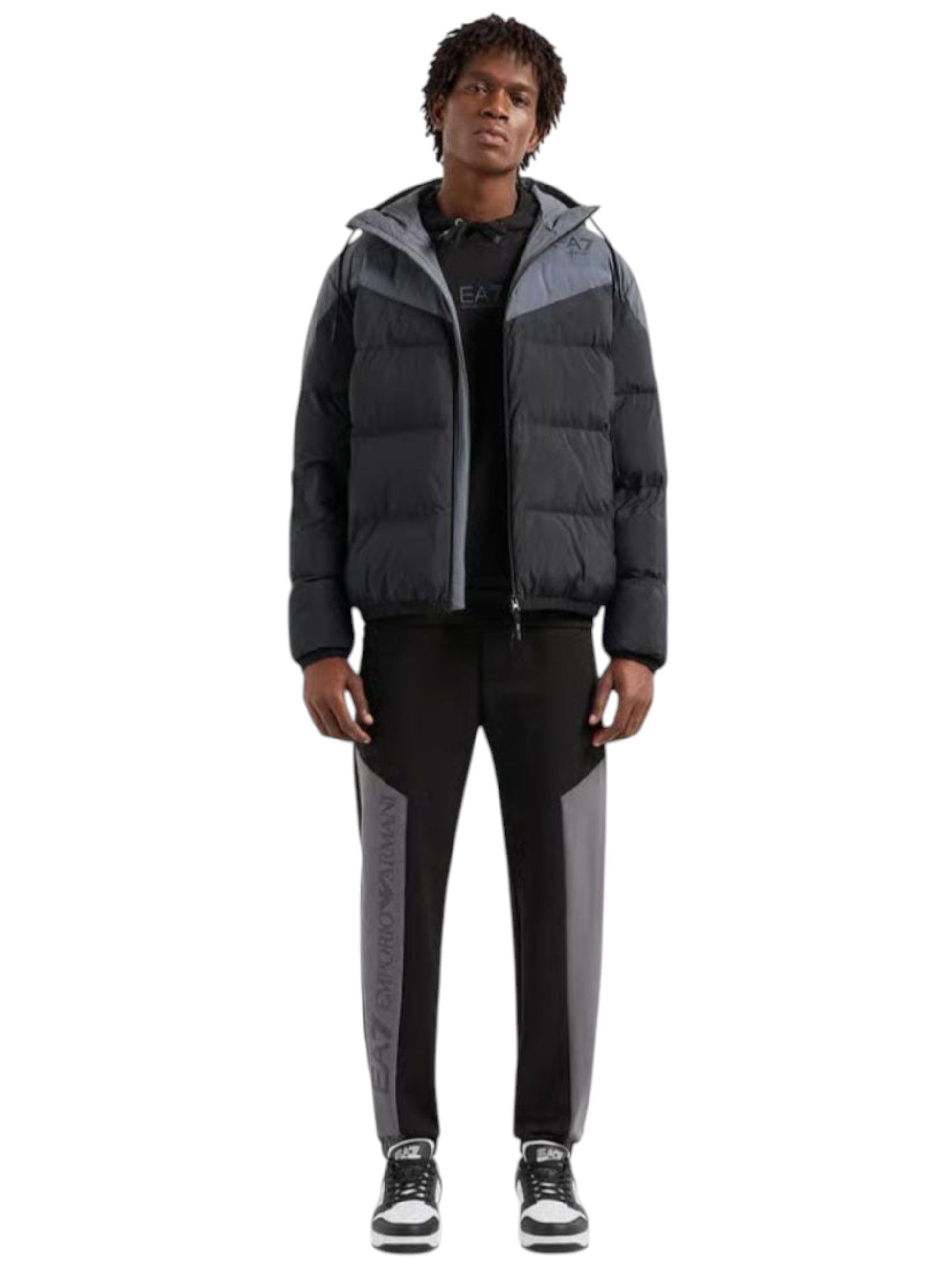 Men's Quilted Jacket,Black