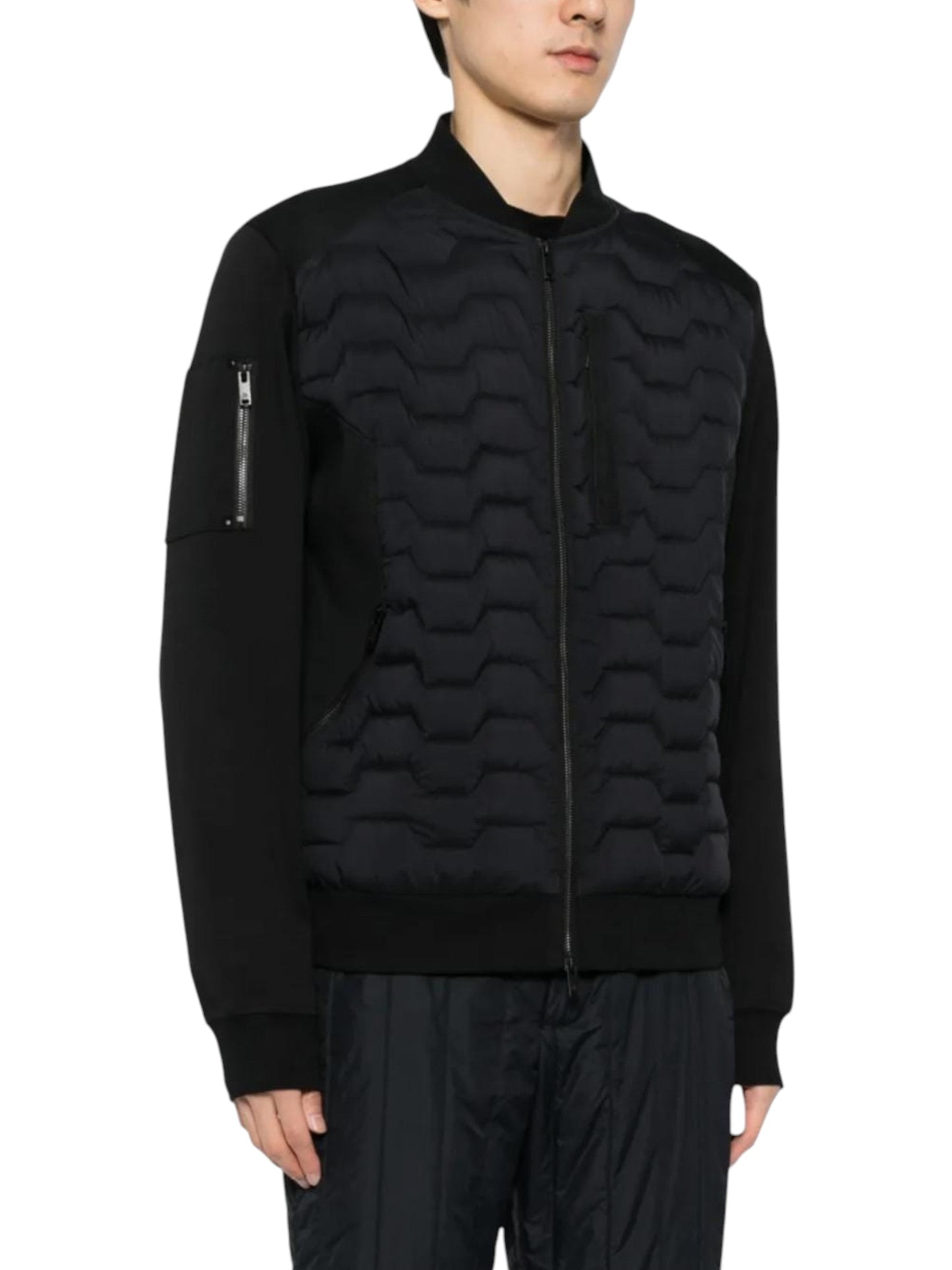 Men's Quilted Jacket,Black