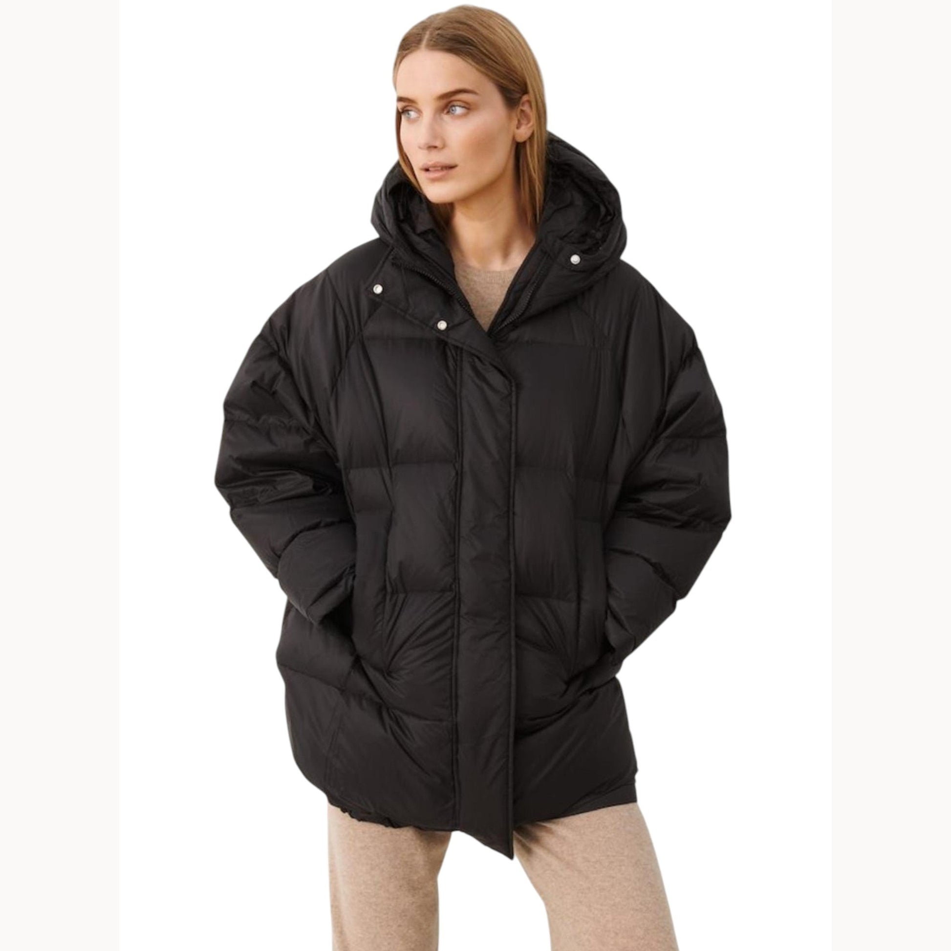 Women's Quilted Jacket,Black