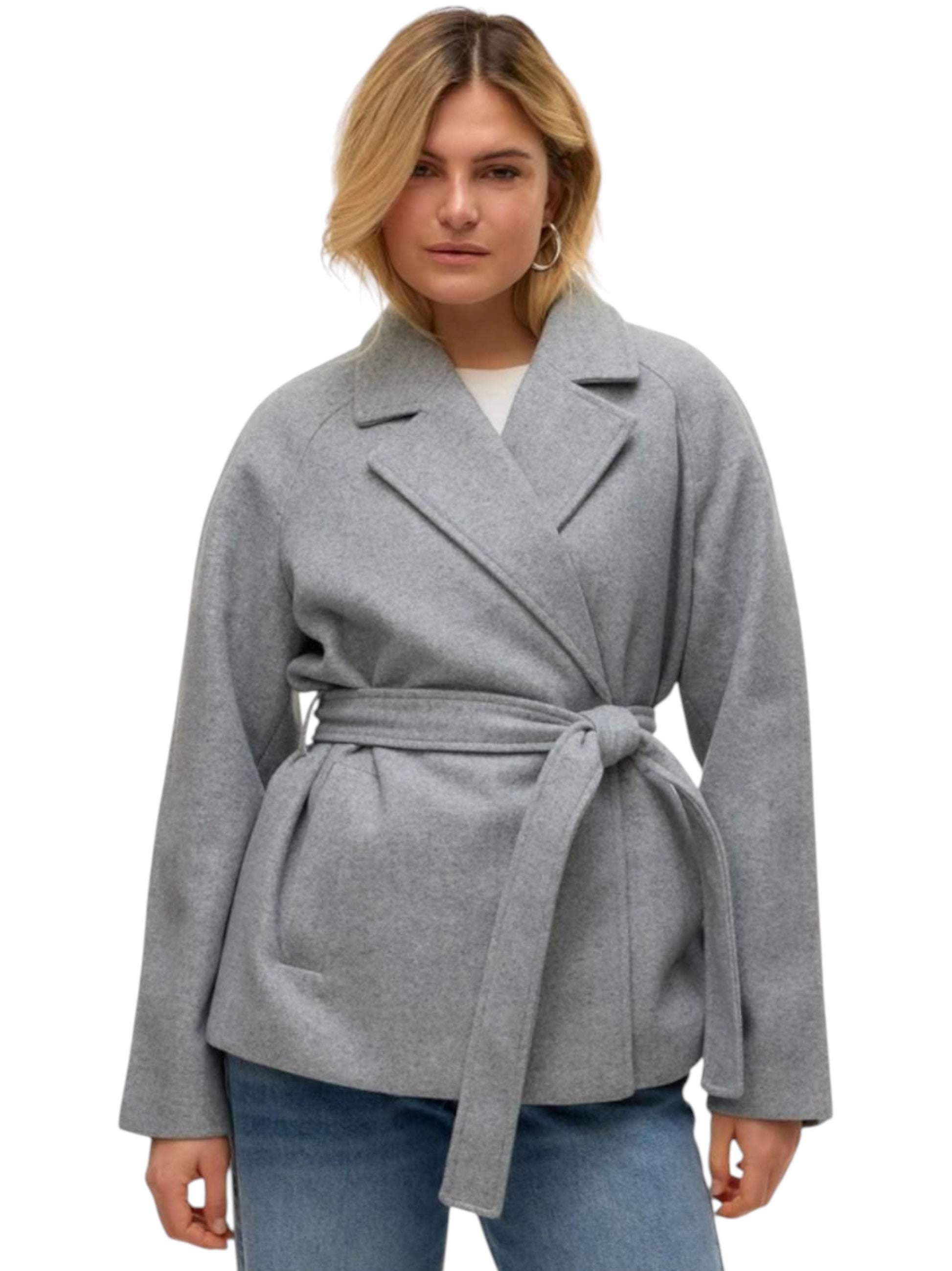 Women's Plain Classic Jacket,Grey