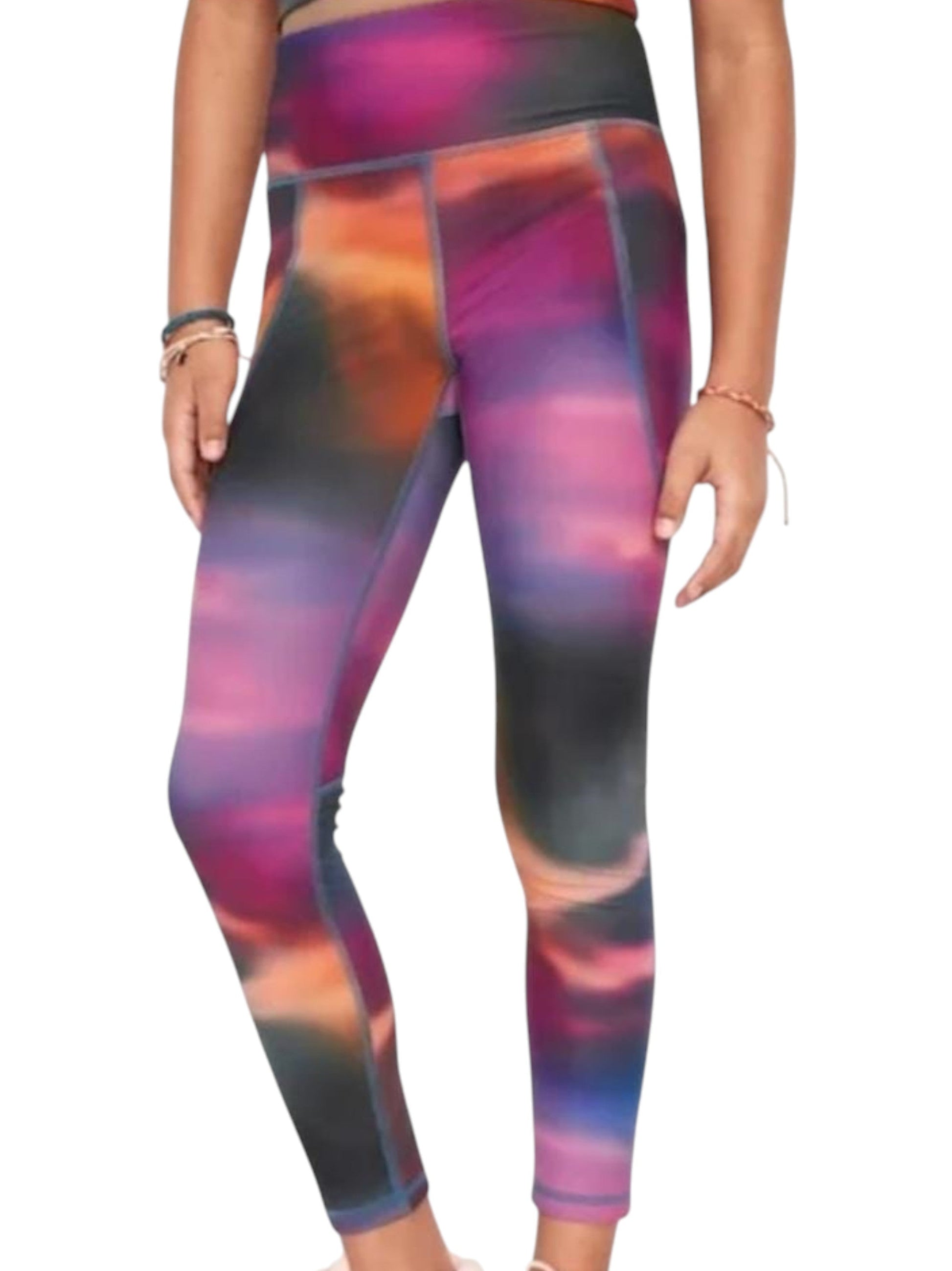 Kids Girl's Colorblocked Legging,Multi