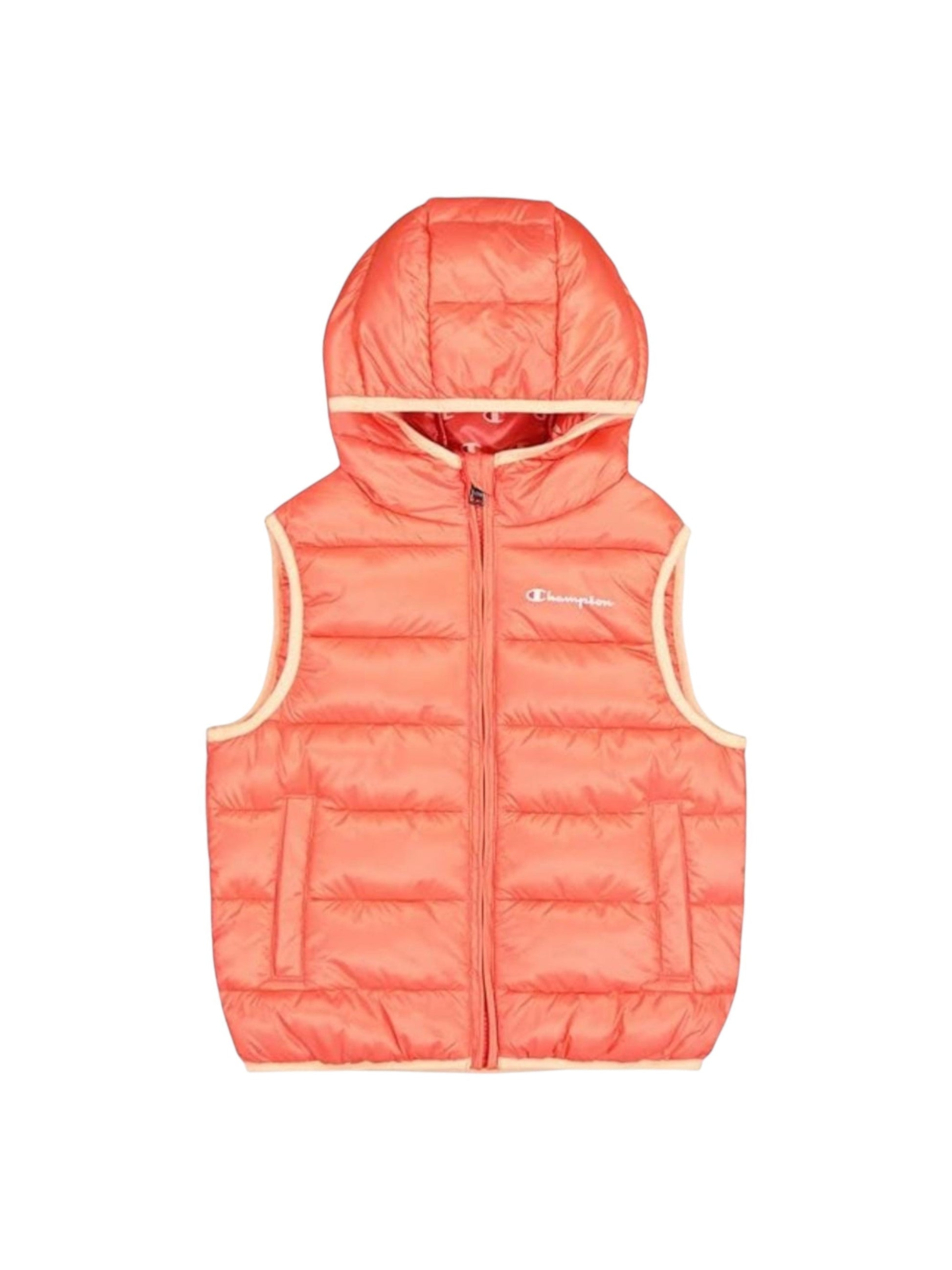 Kids Girl's Quilted Vest,Coral