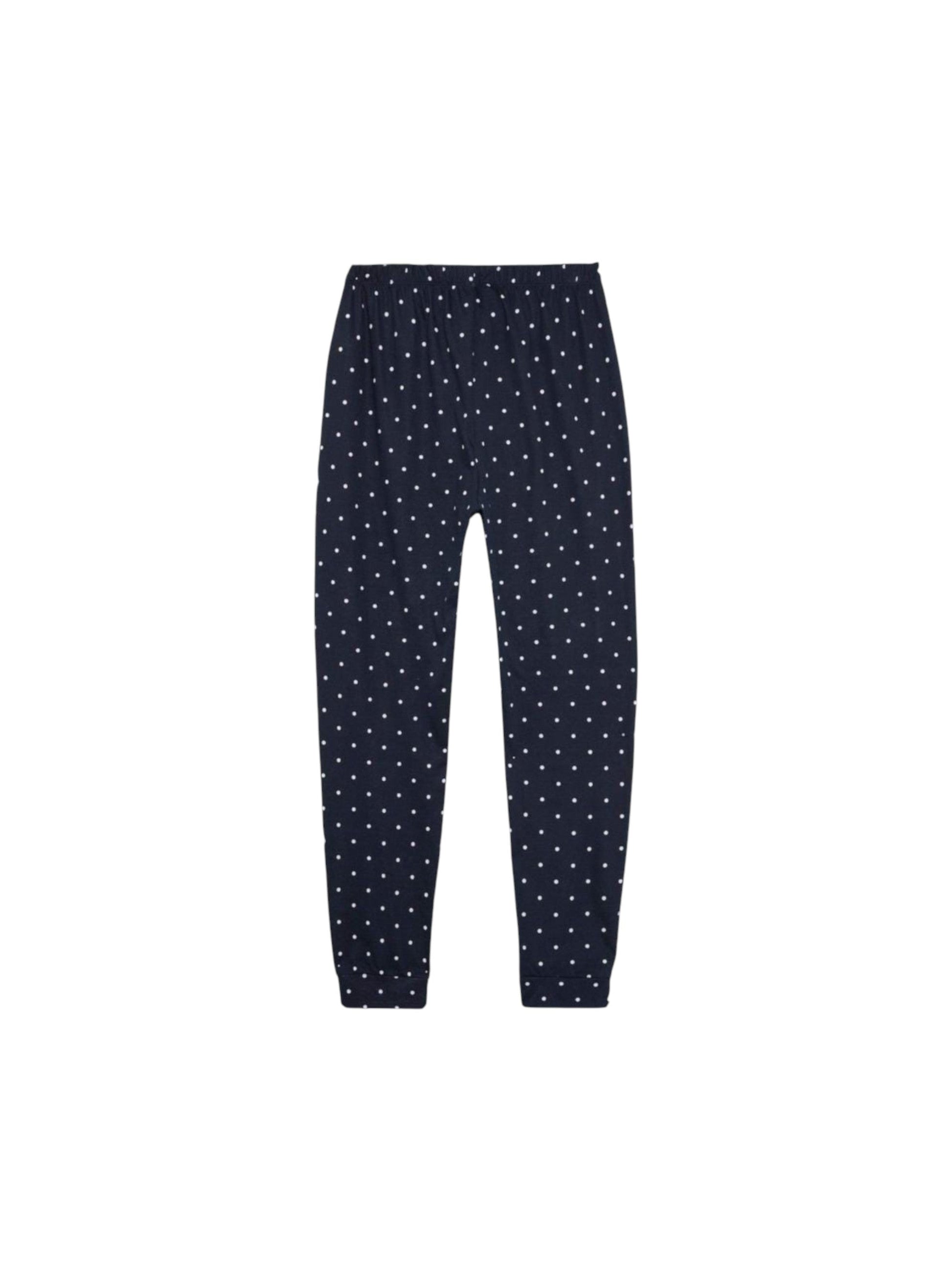 Kids Girl's Dotted Sleepwear Pant,Navy