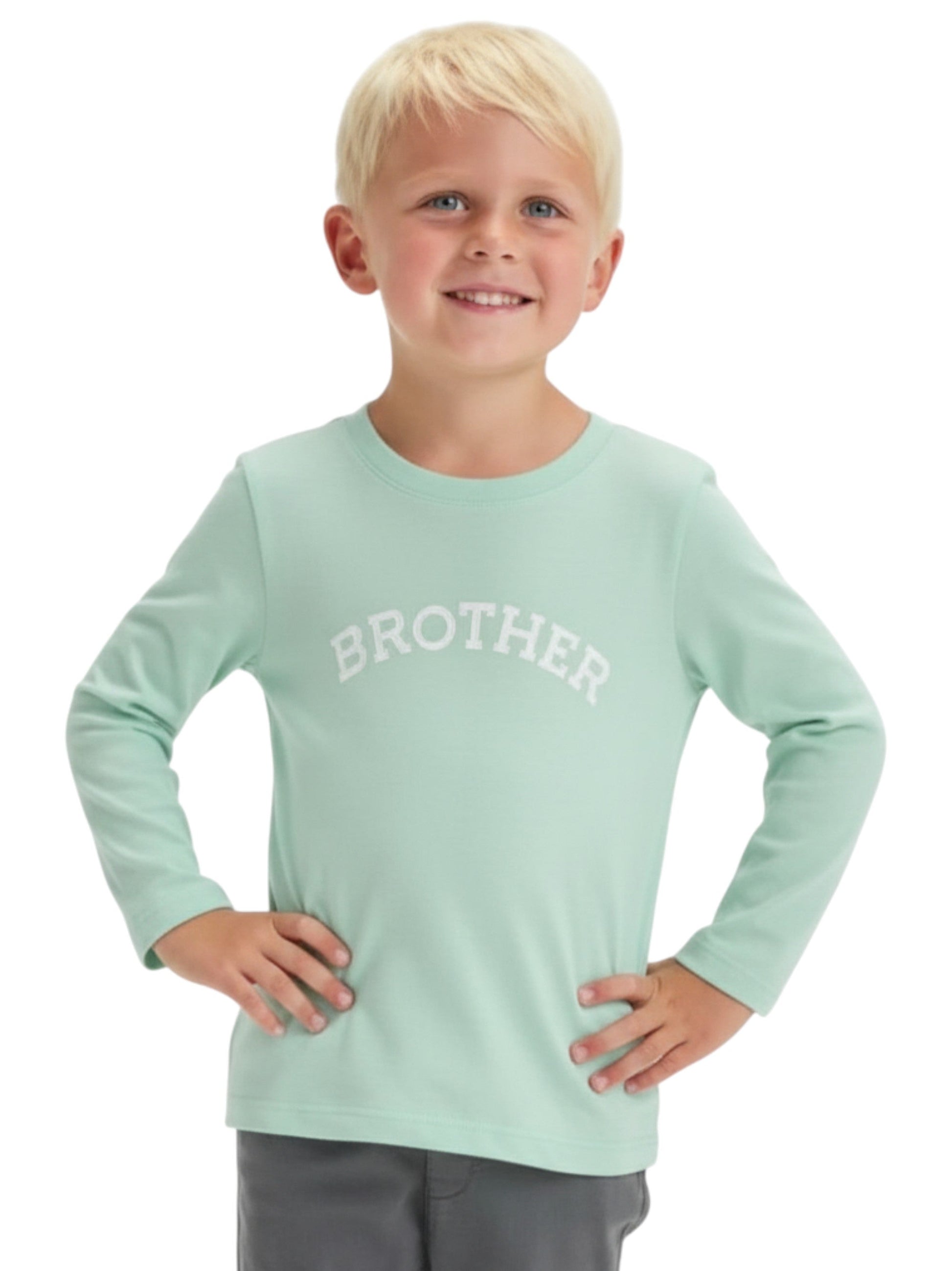 Kids Boy's Printed Top,Aqua