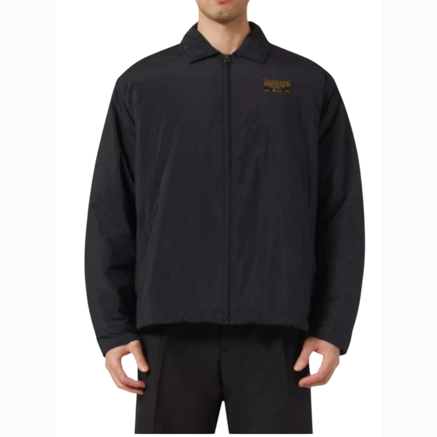 Men's Printed Back Jacket,Black
