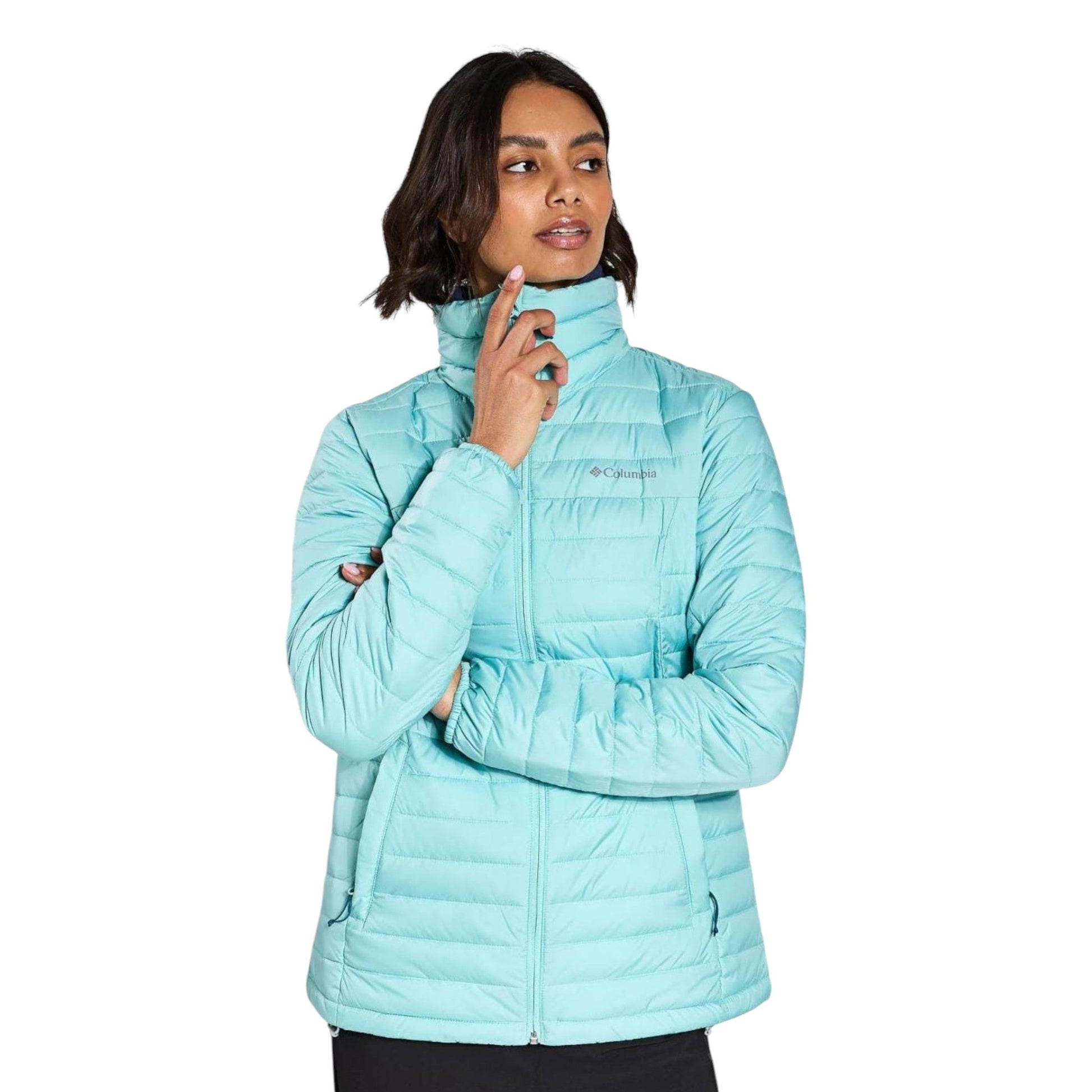 Women's Quilted Jacket,Turquoise