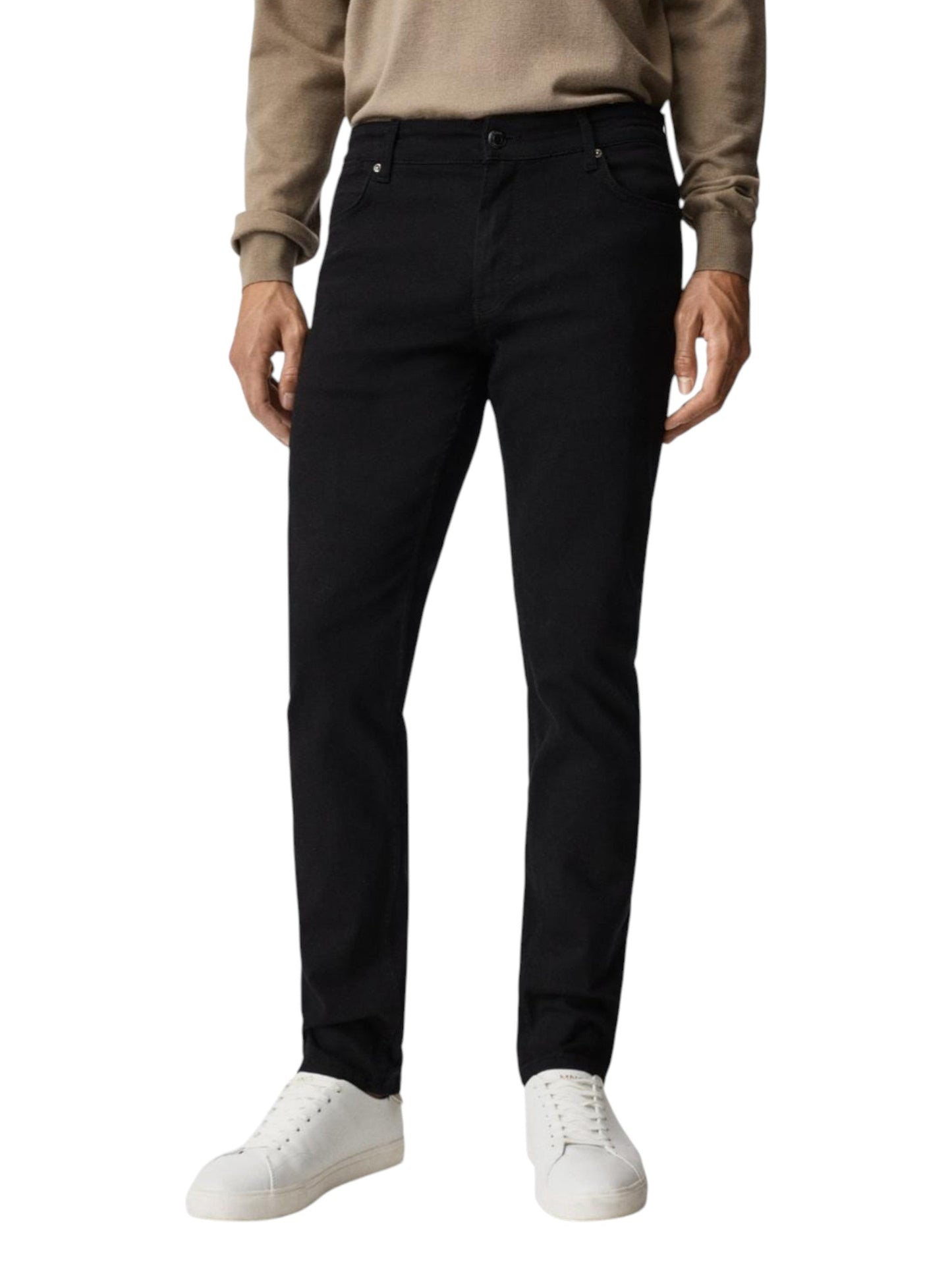 Men's Plain Jeans,Black