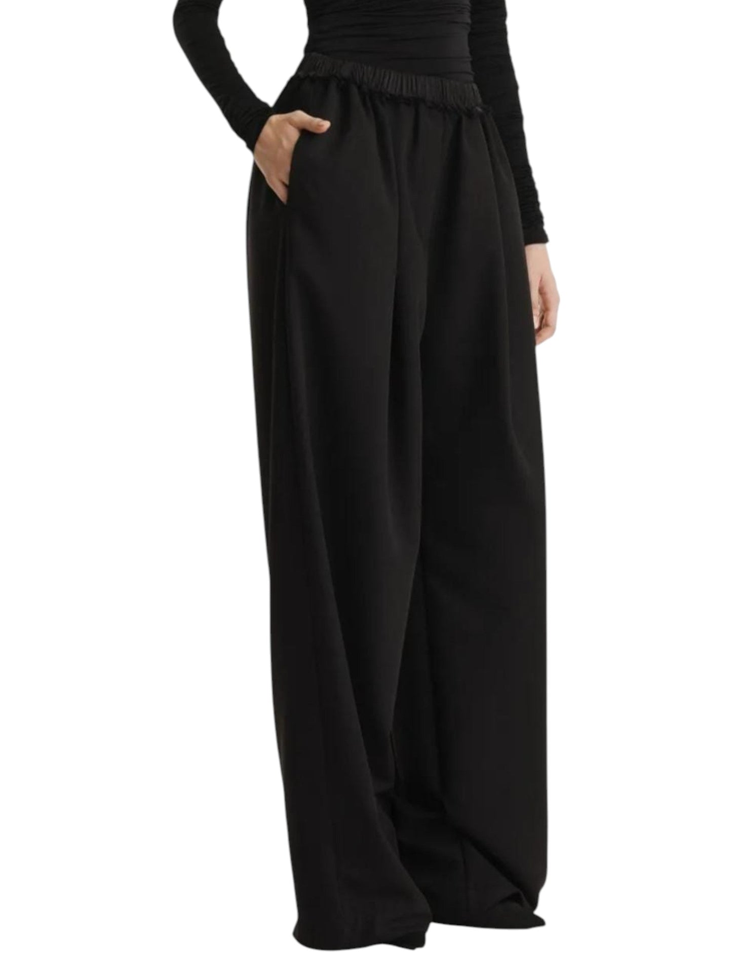 Women's Plain Pant,Black