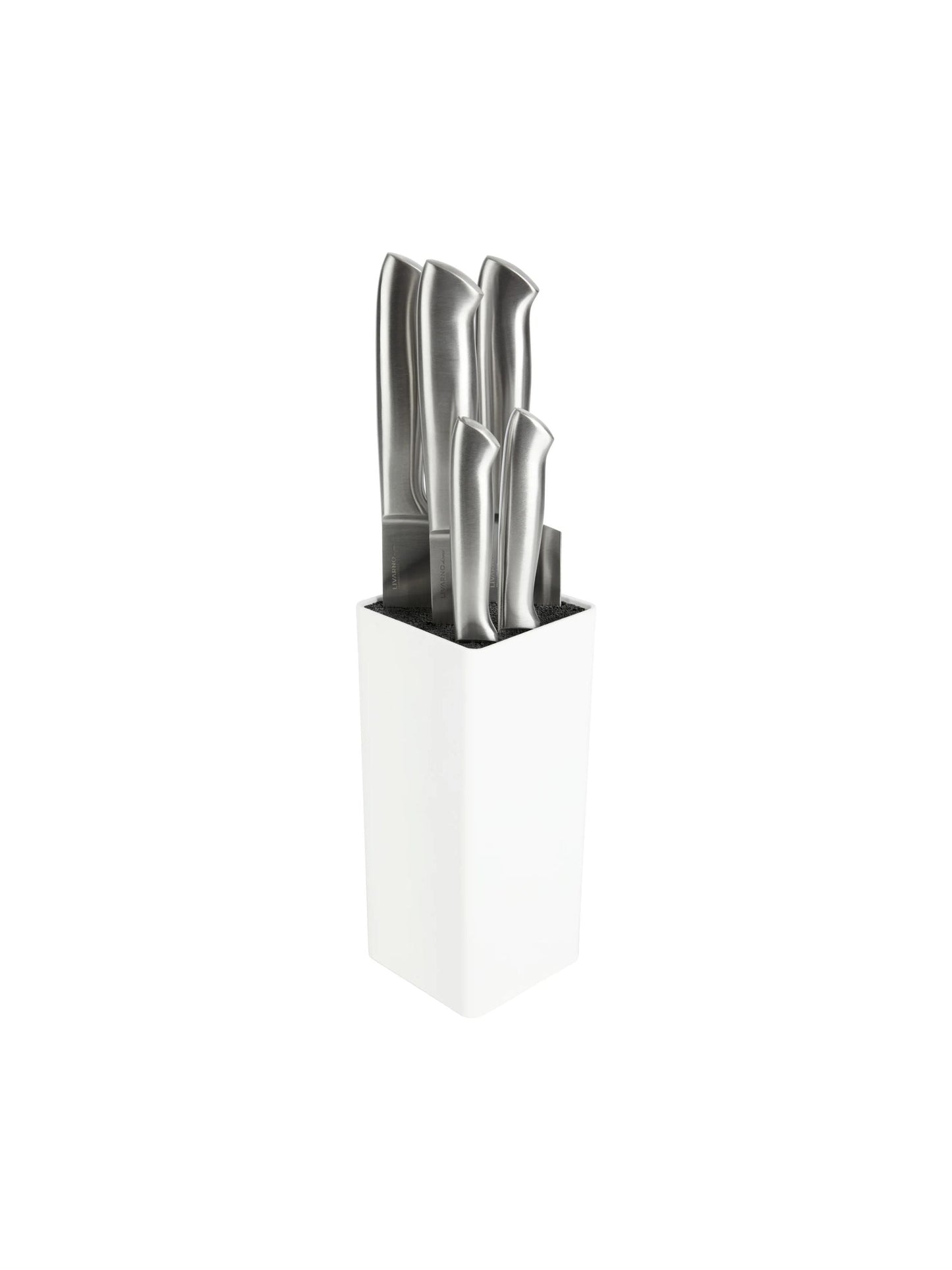 Knife Set (Brushed Stainless Steel)