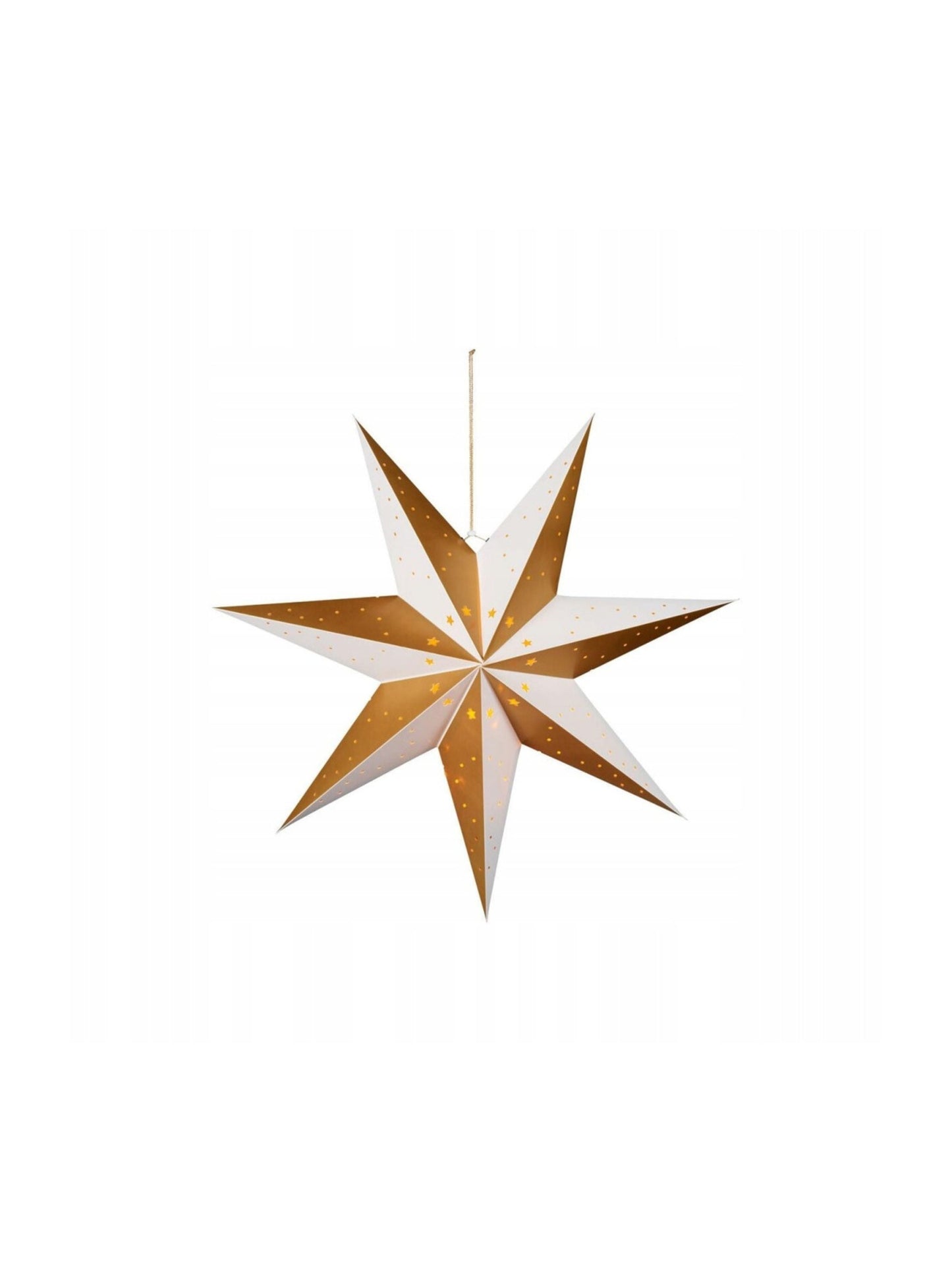 Led Christmas Star (Brown/Beige)