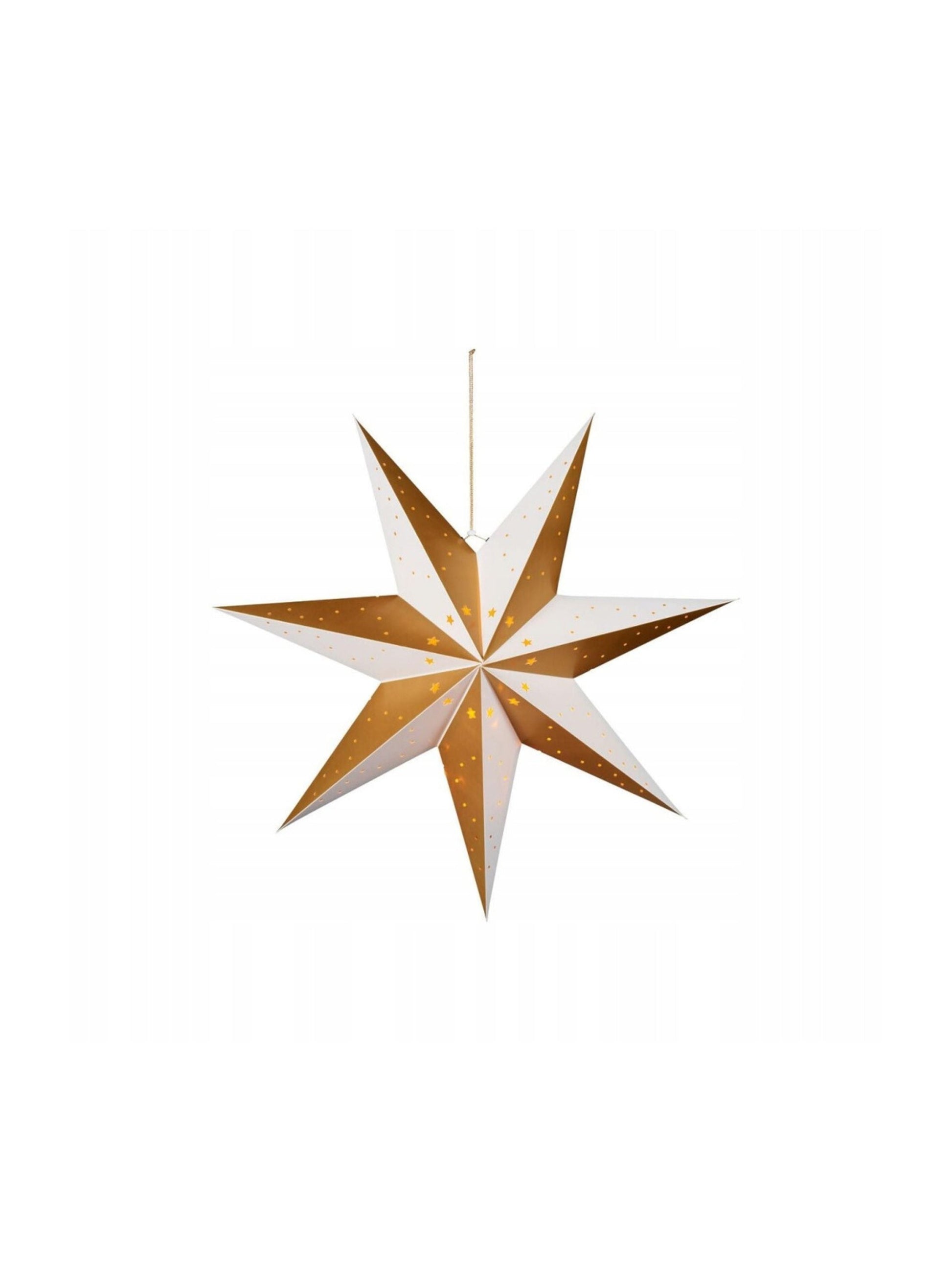 Led Christmas Star (Brown/Beige)