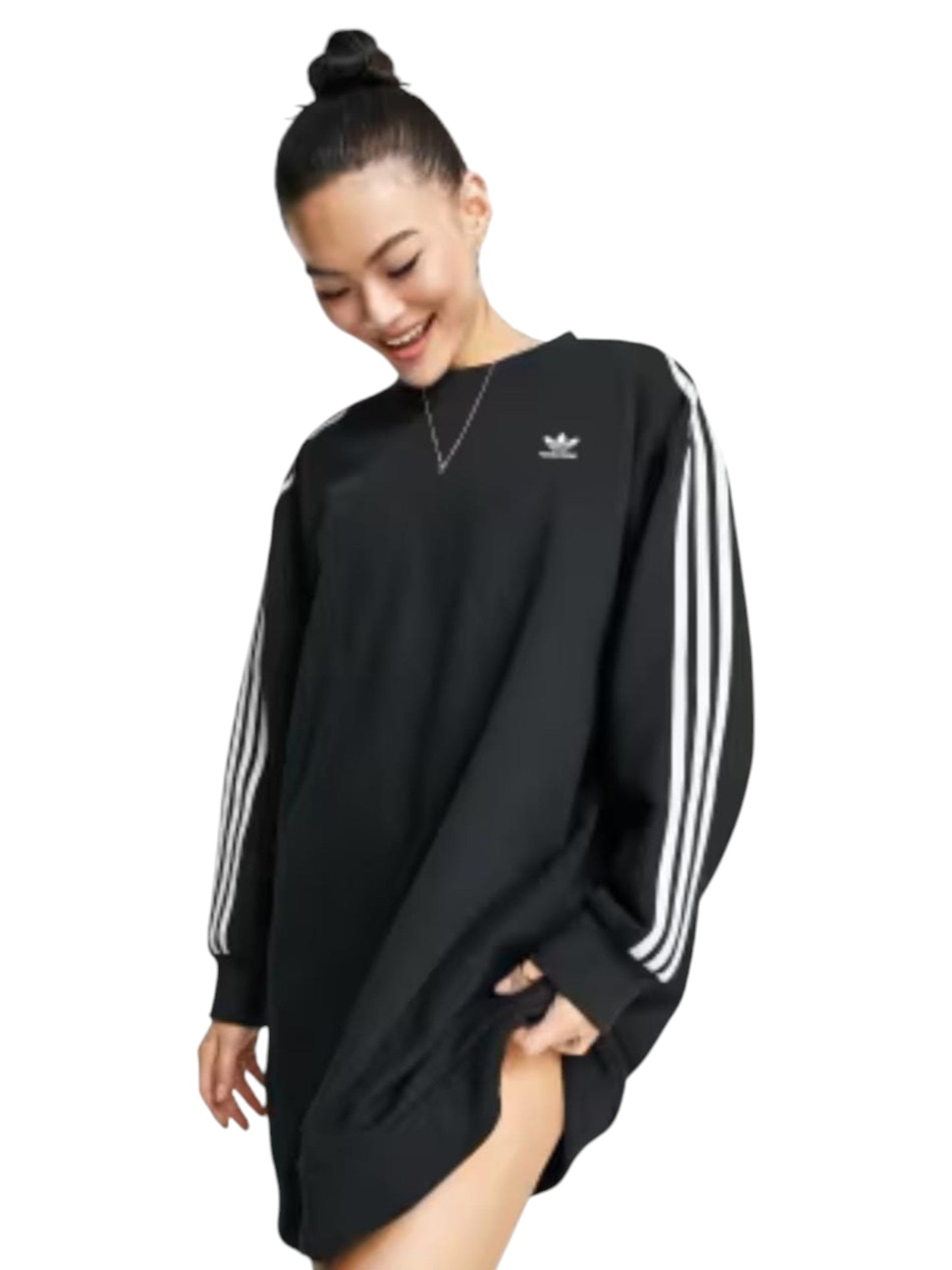 Women's Plain Dress,Black