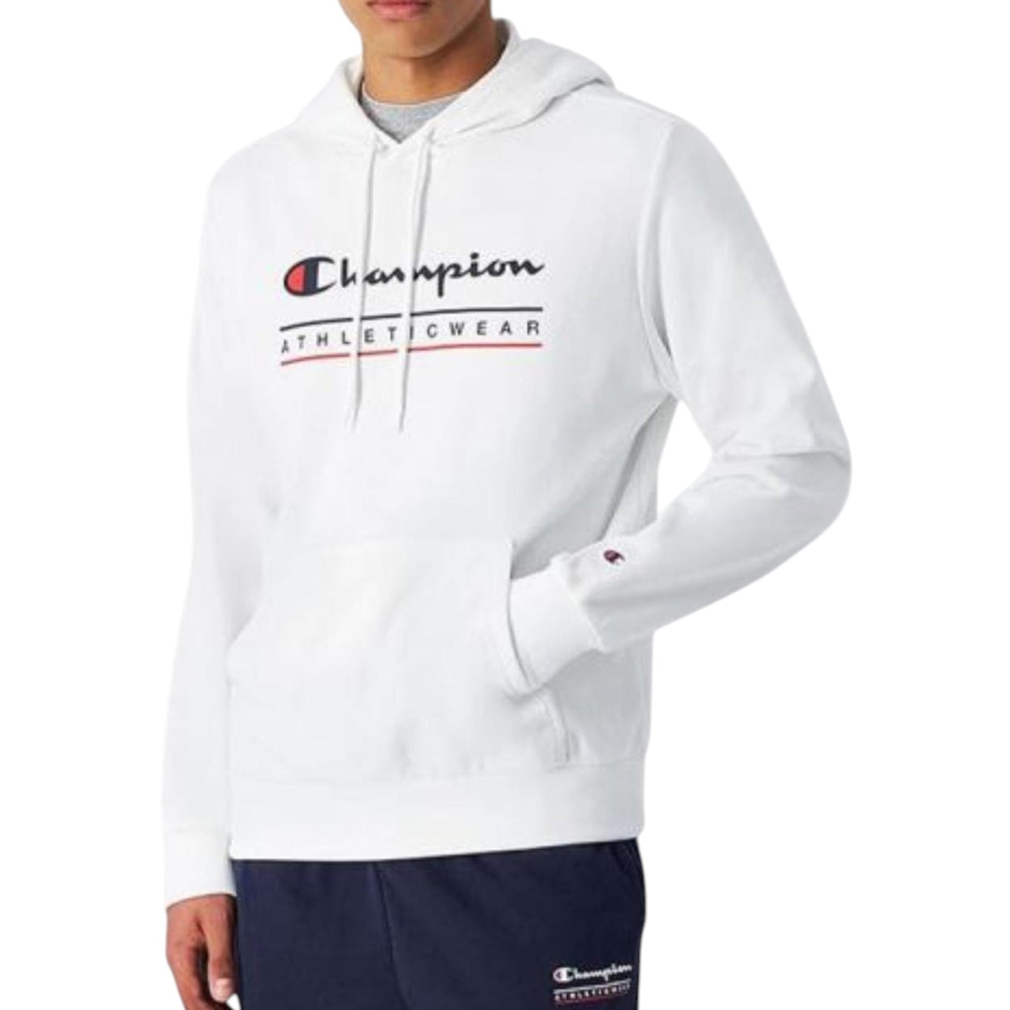 Men's Printed Hoodie,White