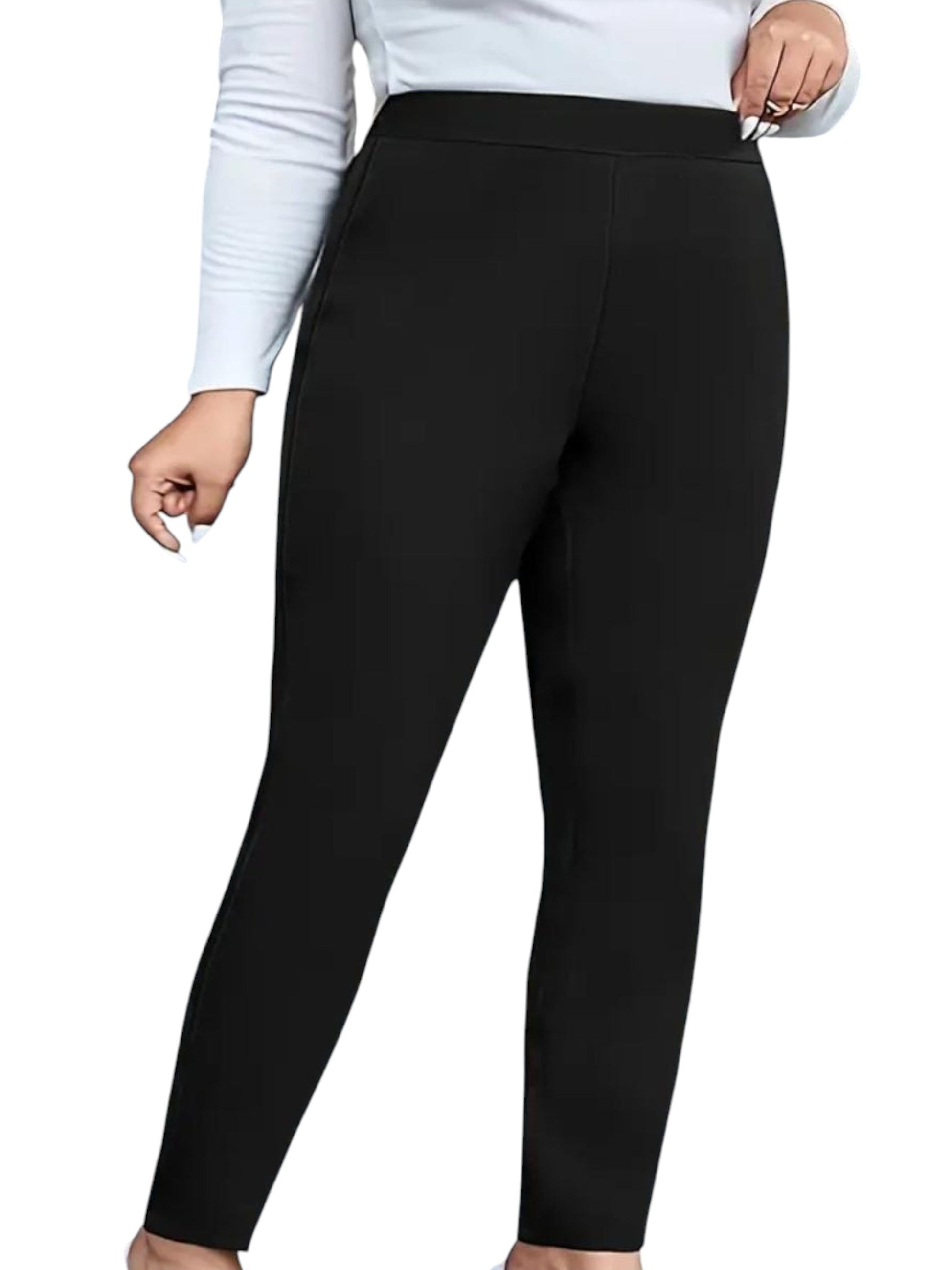 Women's Plain Pant,Black