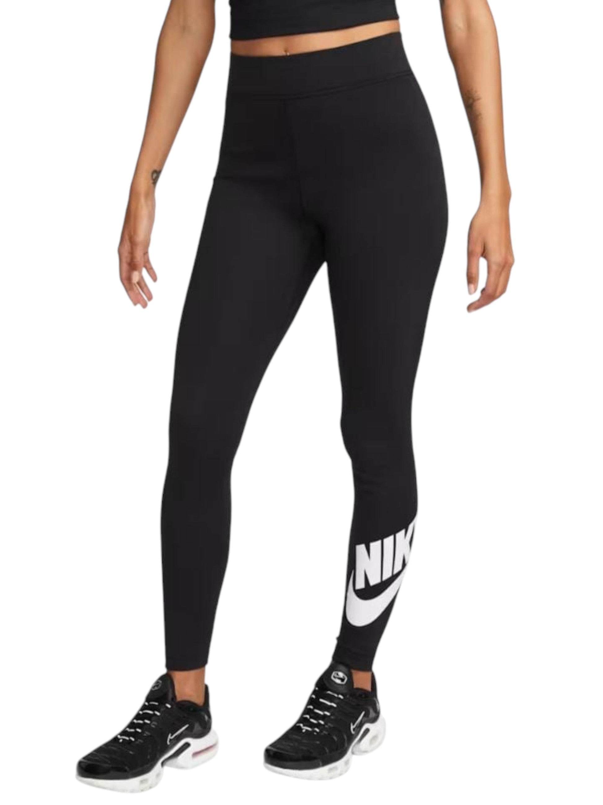 Women's Logo Printed Legging,Black