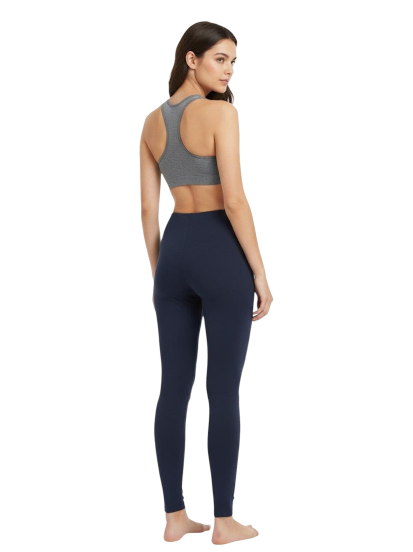 Women's Plain Solid Pant,Navy