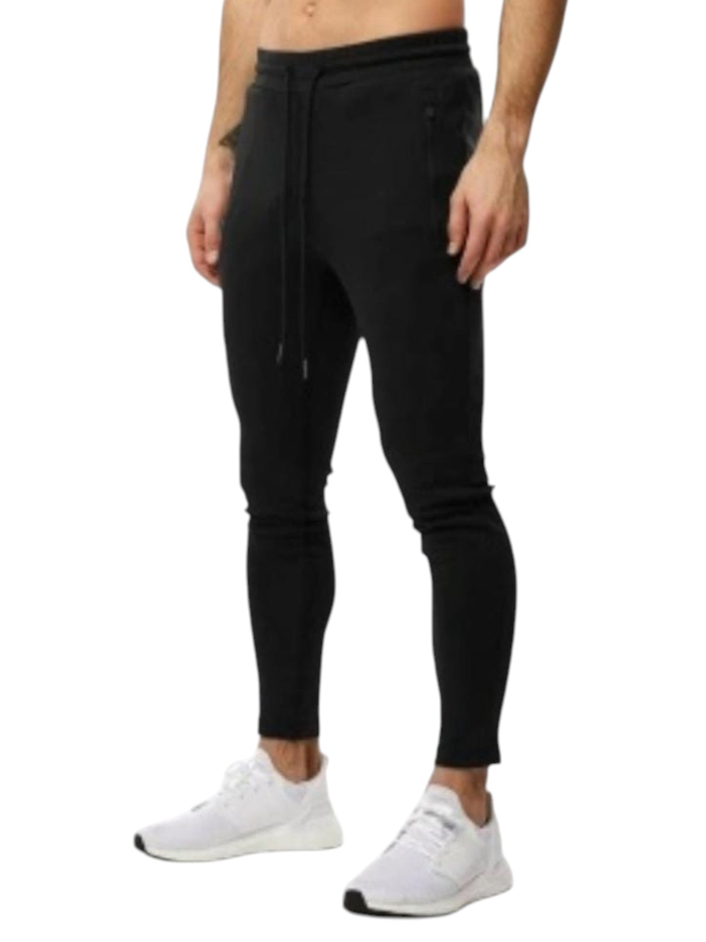 Men's Plain Solid Pant,Black