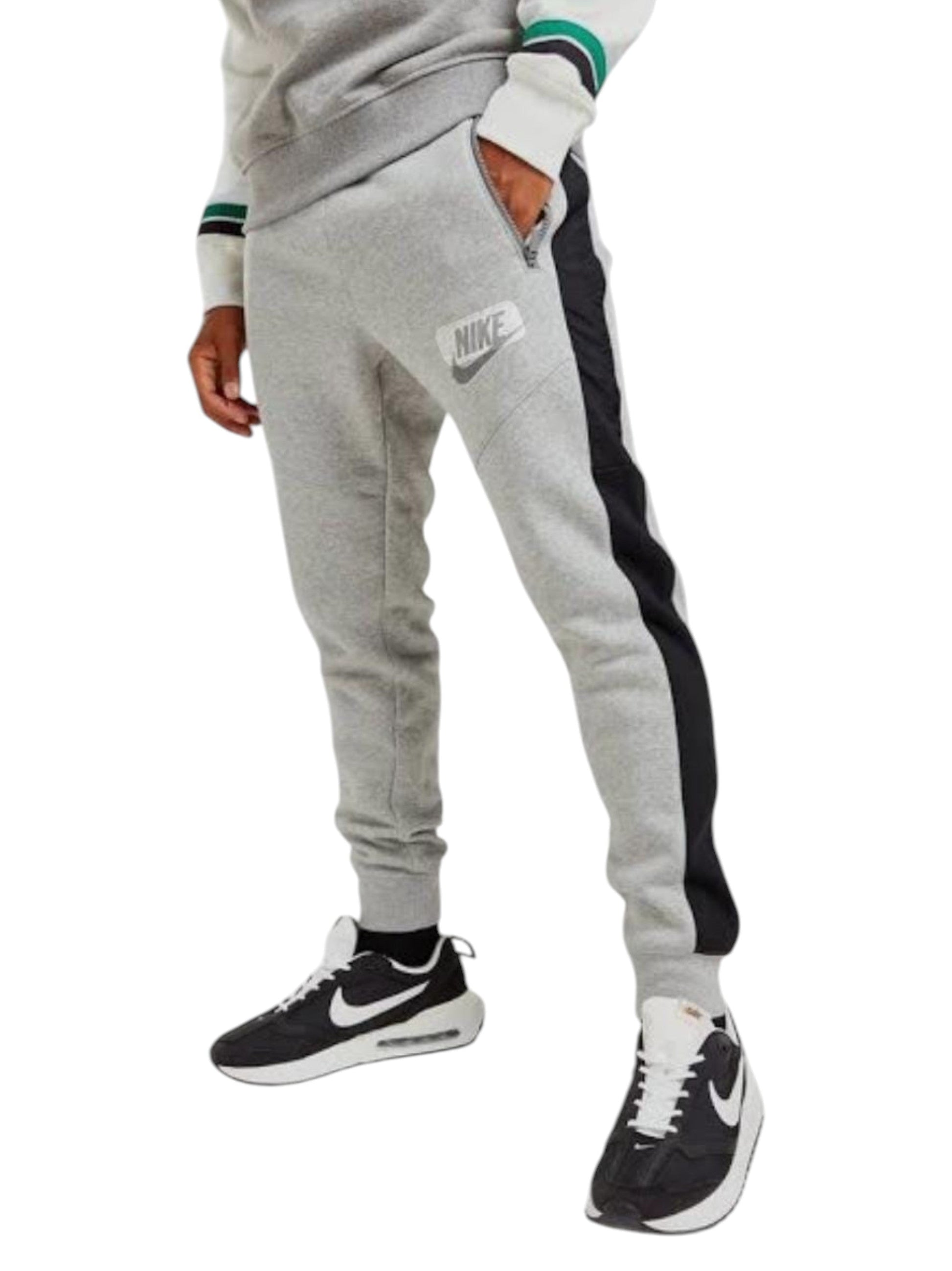 Men's Colorblocked Pant,Grey/Black