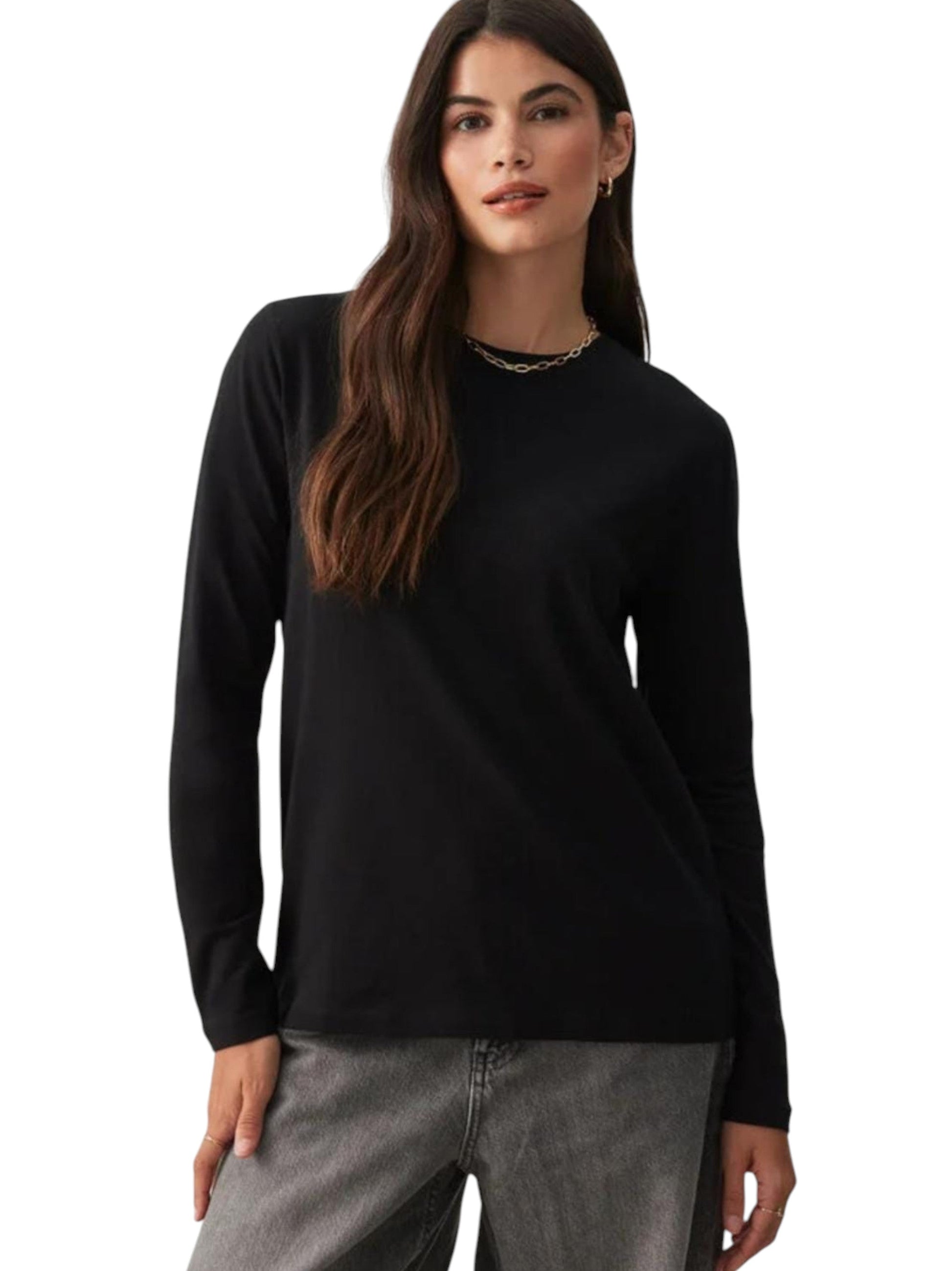 Women's Plain Top,Black
