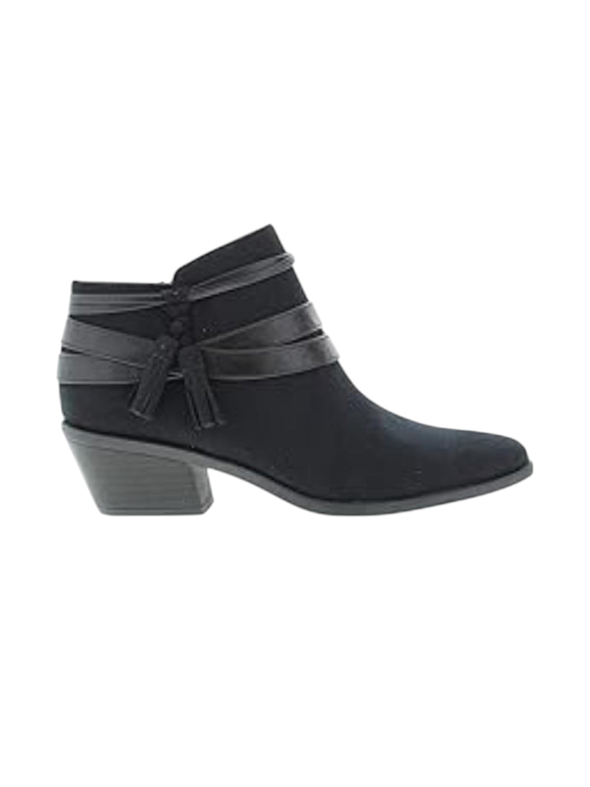 Women's Plain Ankle Boots,Black