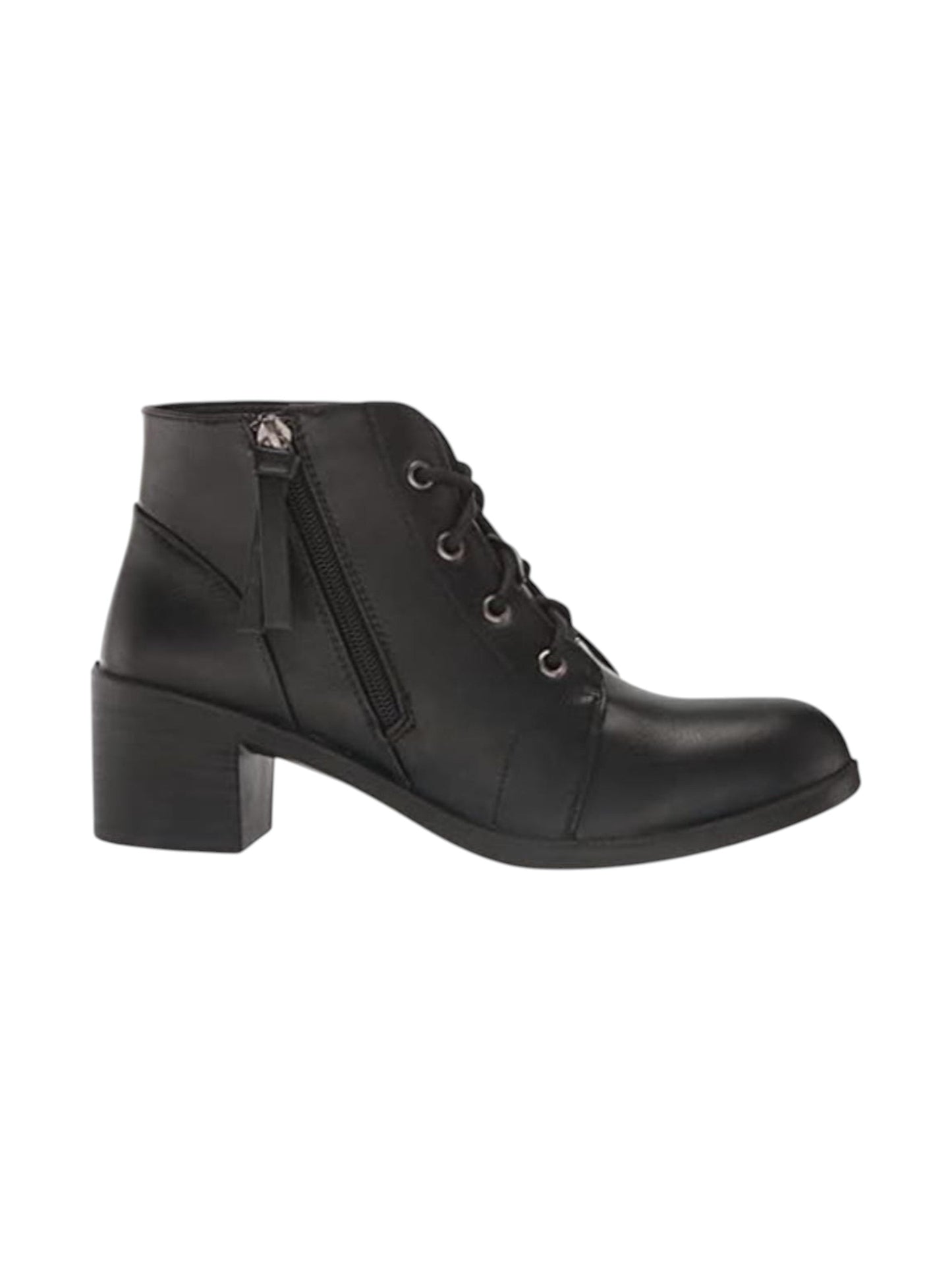 Women's Plain Ankle Boots,Black
