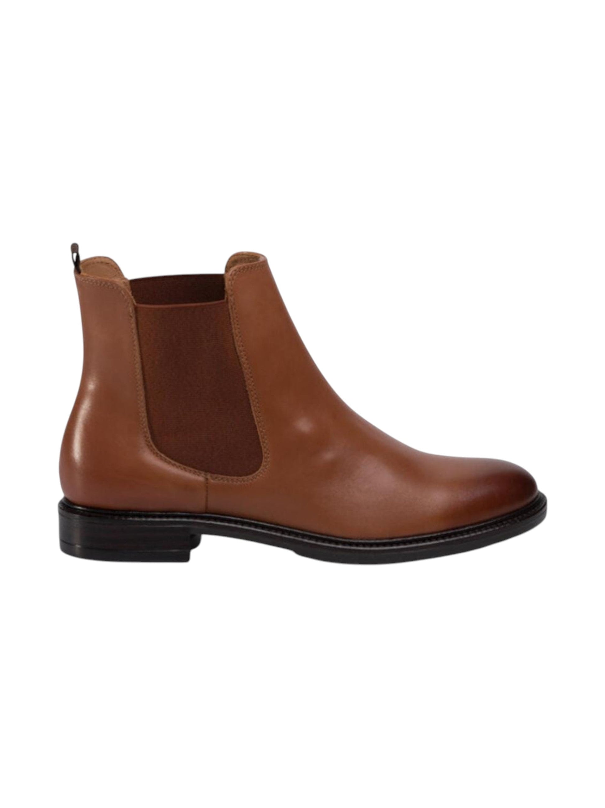 Women's Plain Ankle Boots,Brown