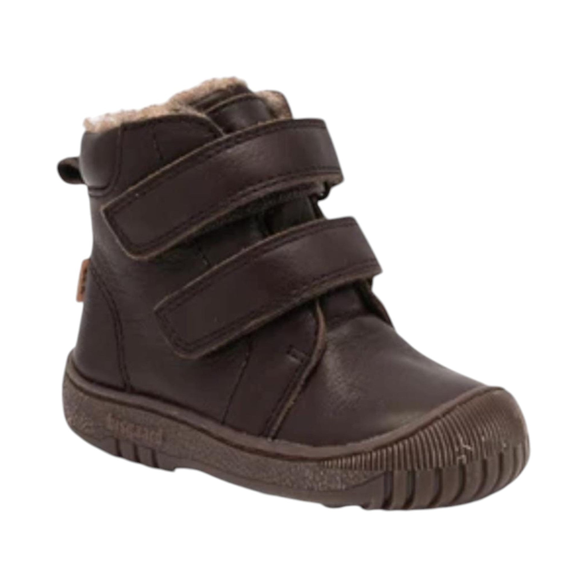 Kids Boy's Lined High Top Boots,Brown