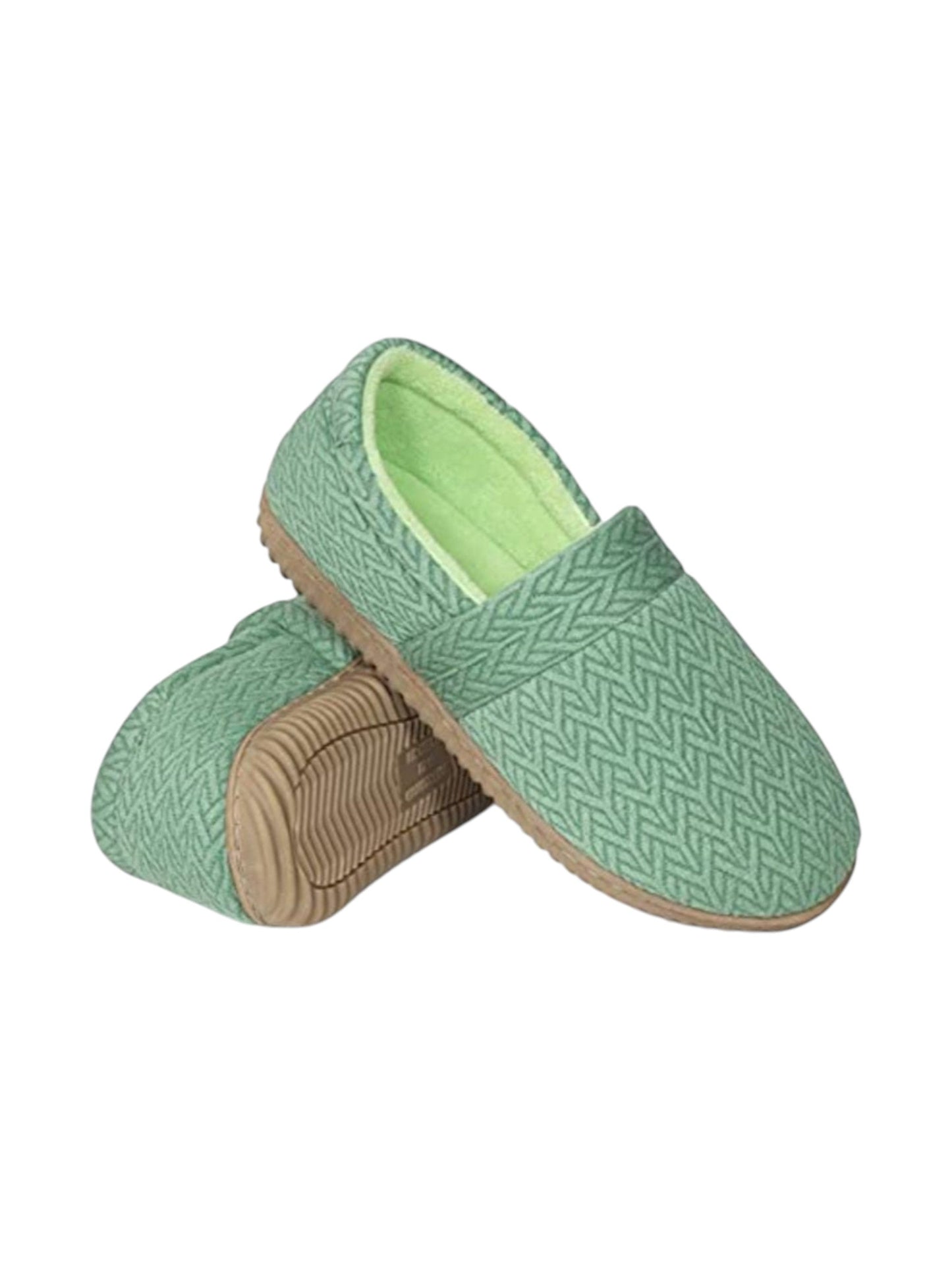 Women's Lined Slipper,Green