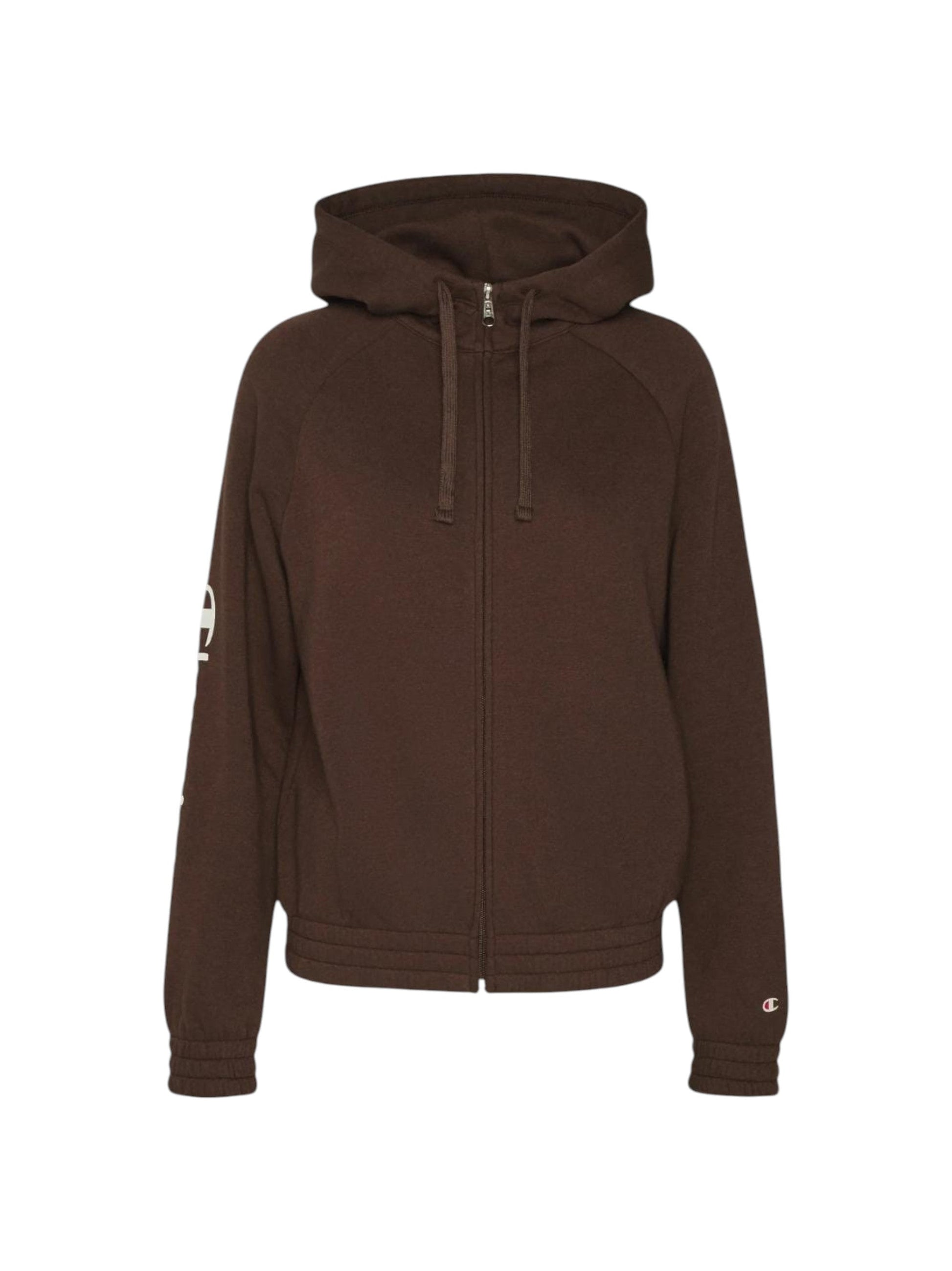 Women's Plain Hoodie,Brown