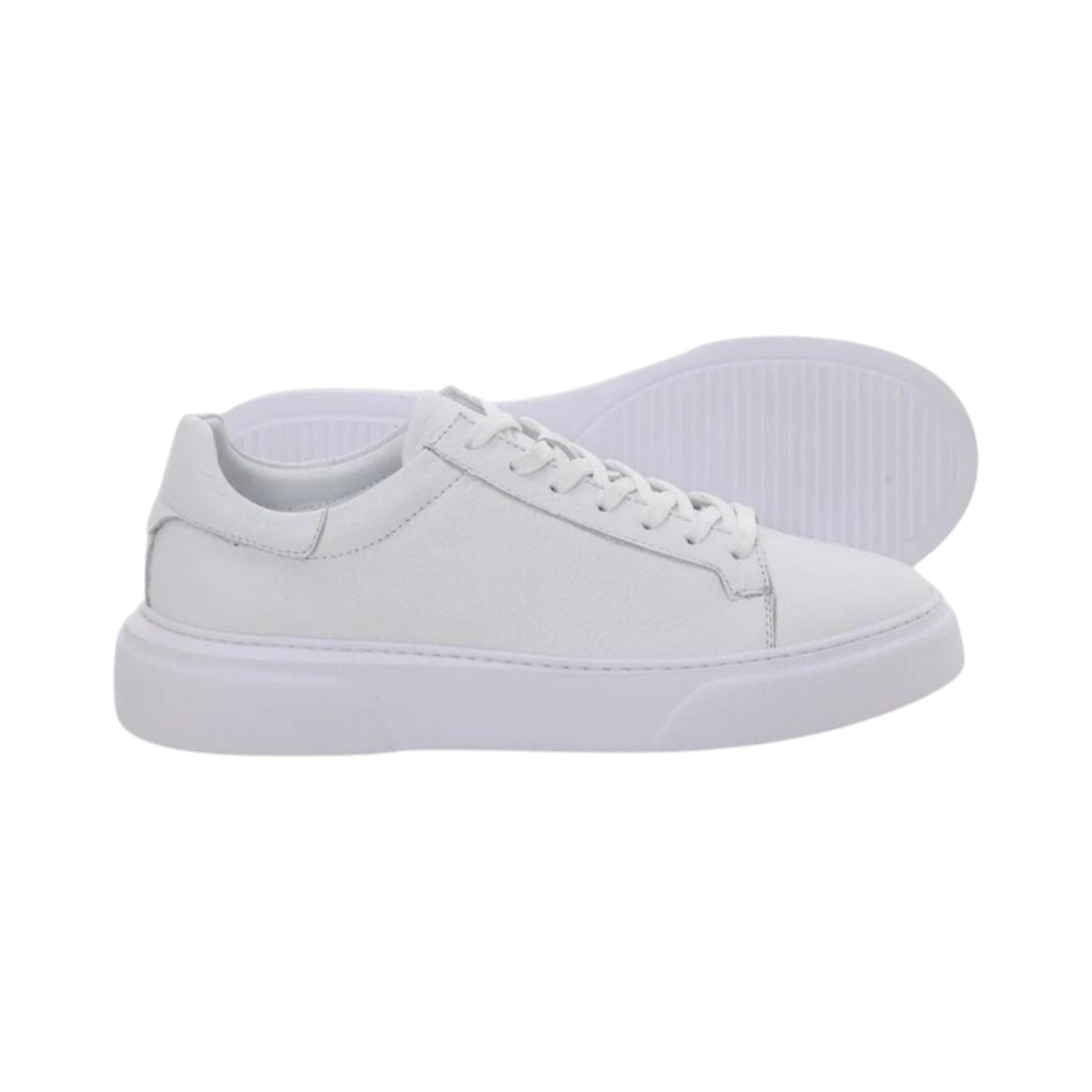 Men's Plain Boots,White