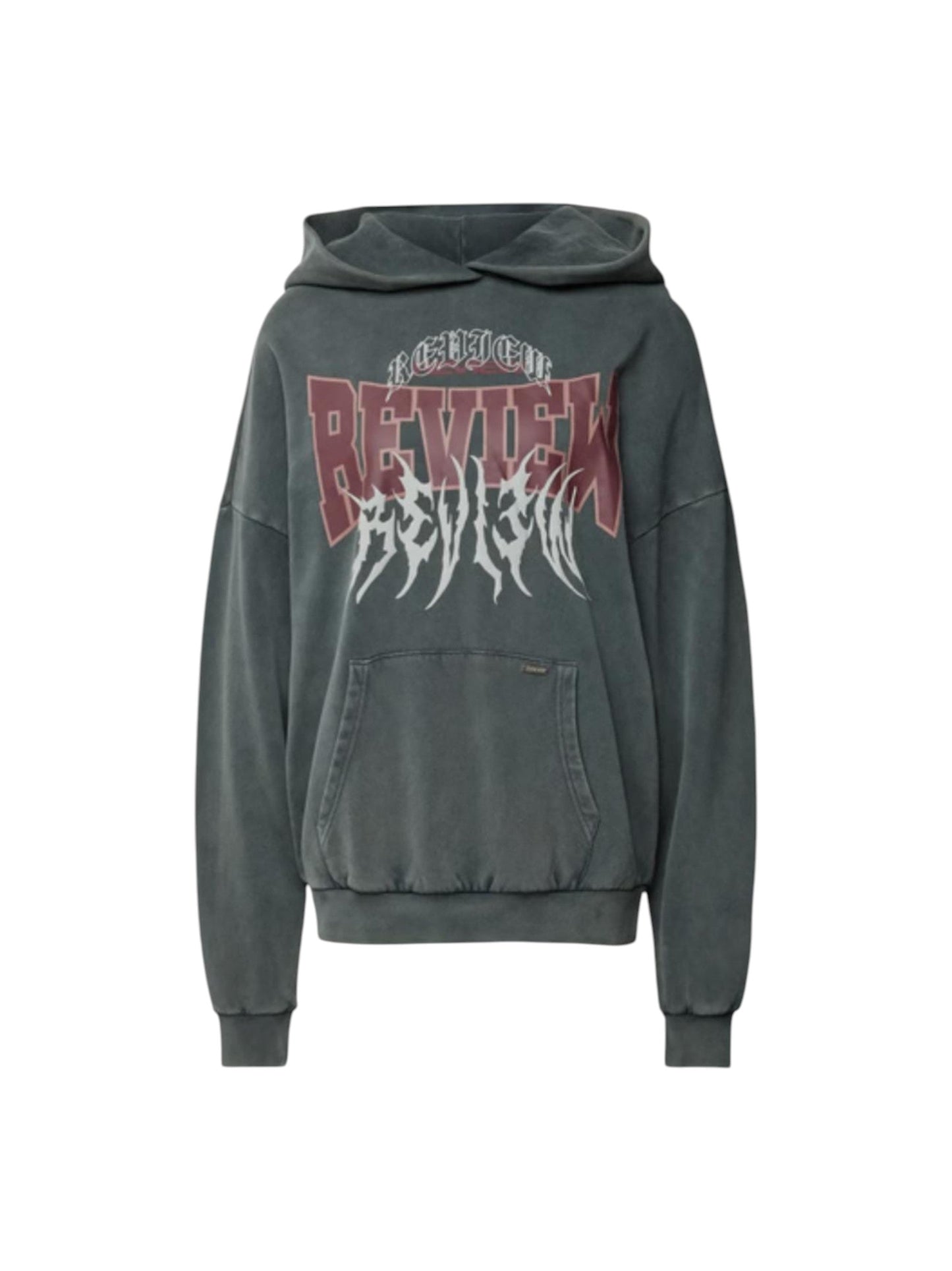 Men's Printed Hoodie,Grey