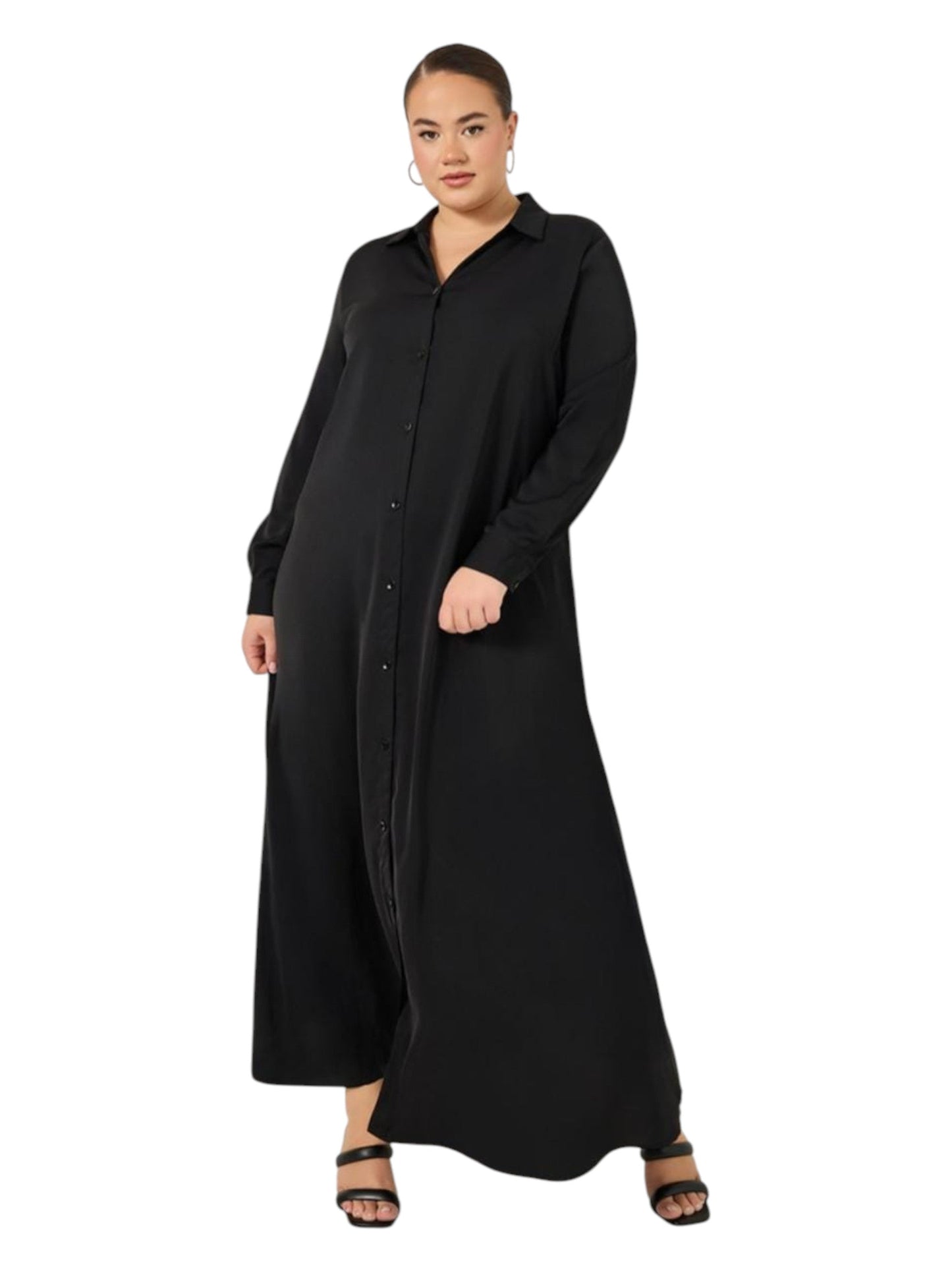 Women's Plain Dress,Black