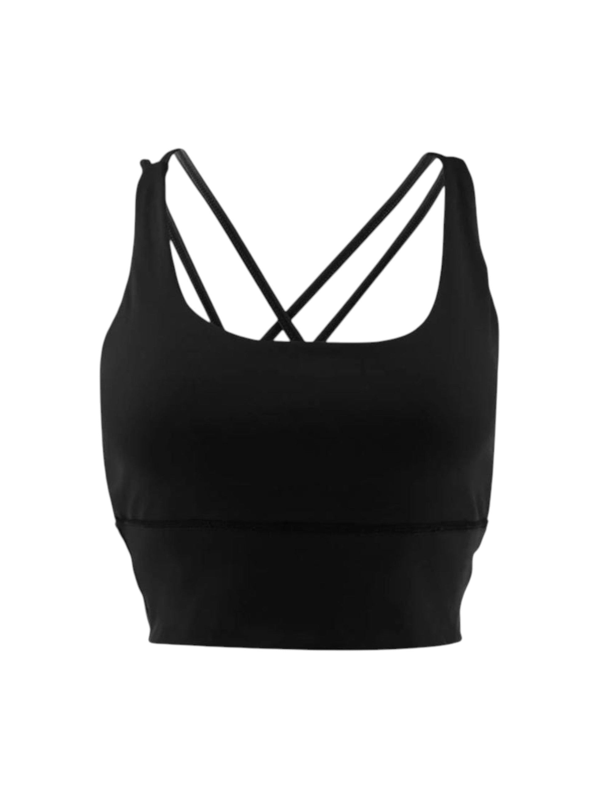 Women's Plain Sport Bra,Black