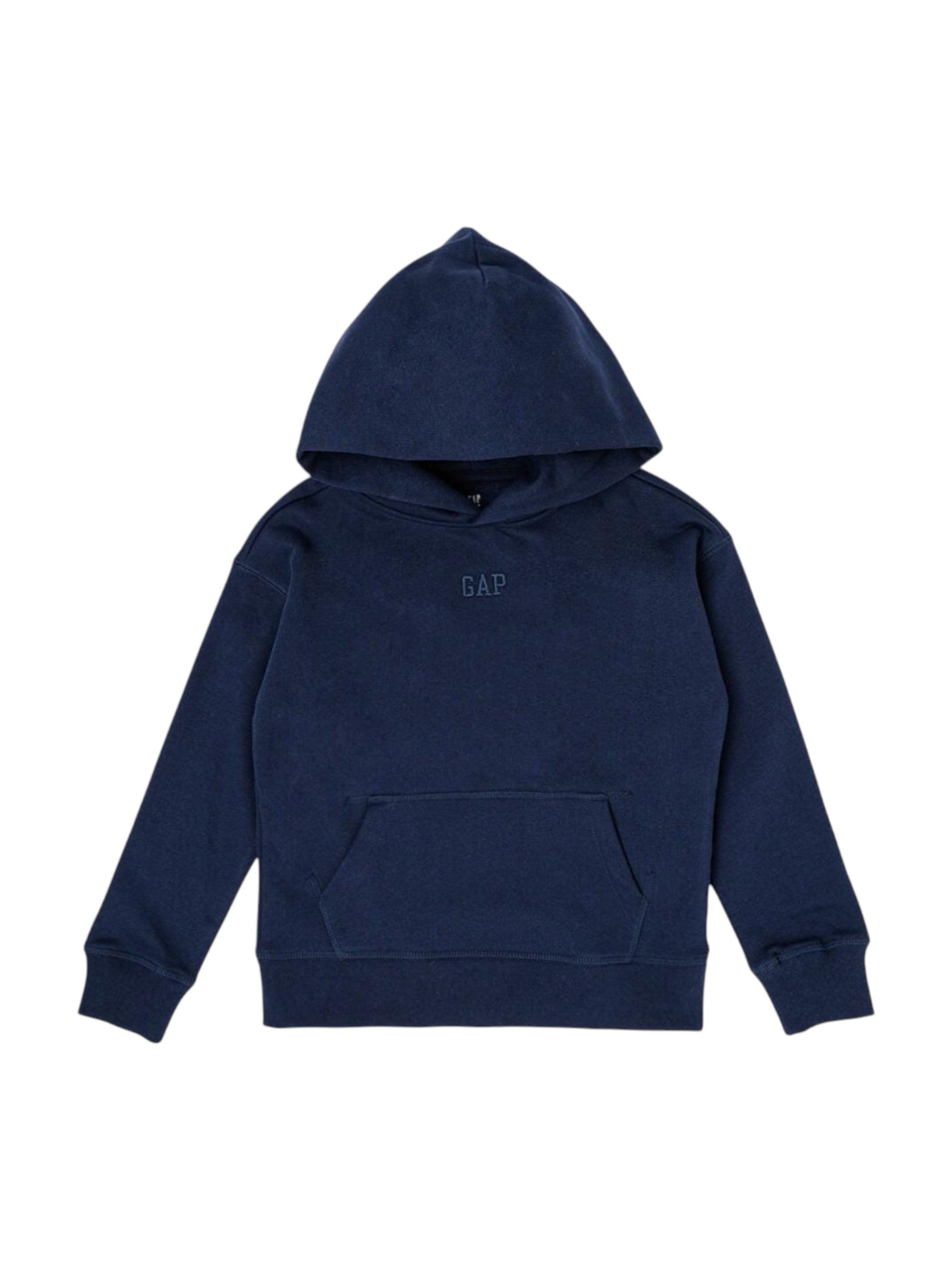 Kids Boy's Plain Hoodie,Navy