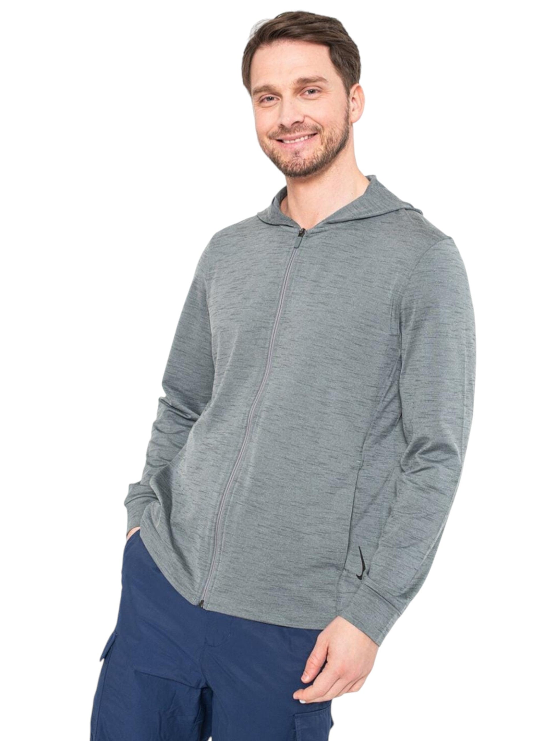 Men's Plain Sport Hoodie,Grey
