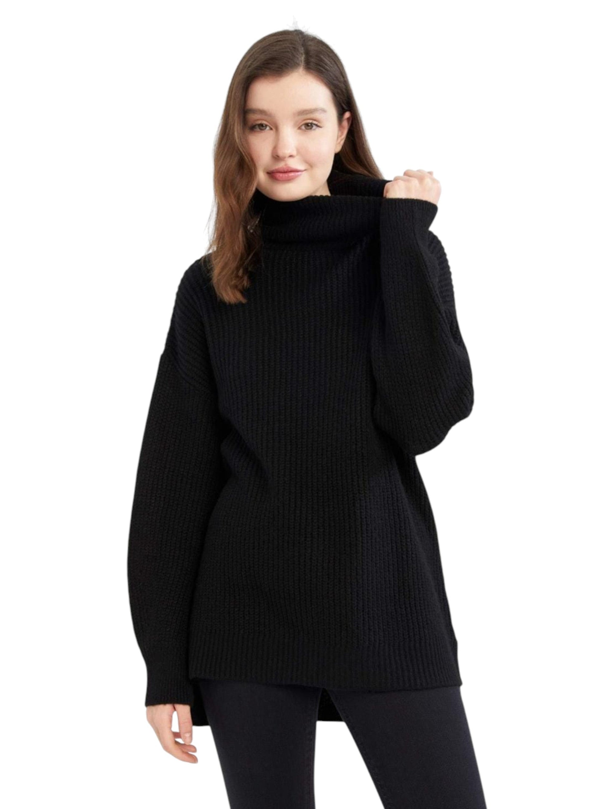 Women's Knitted Sweates,Black