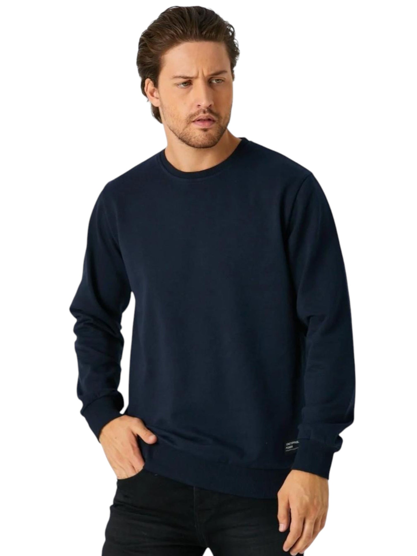 Men's Plain Sweaters,Navy