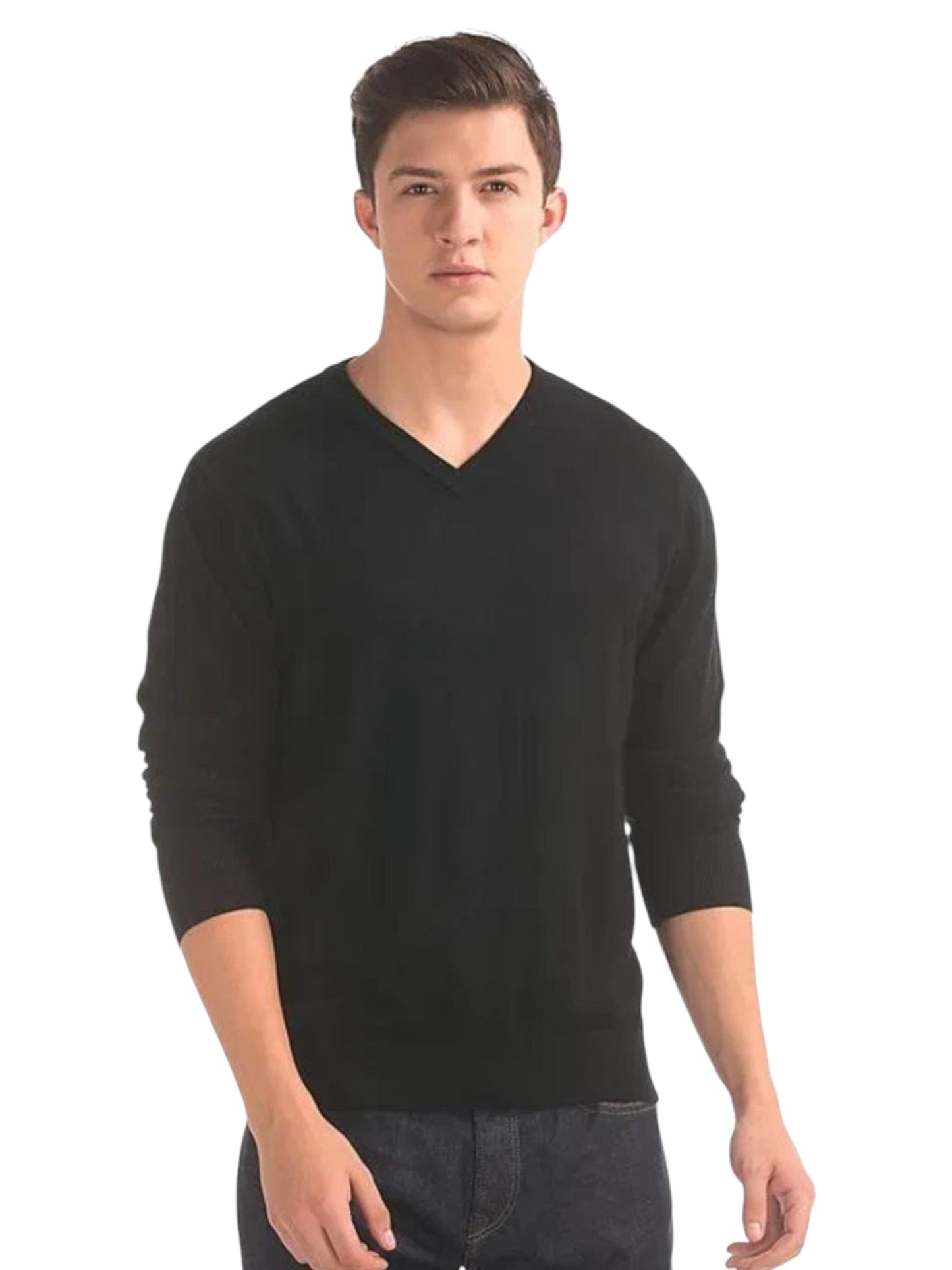 Men's knitted Top,Black