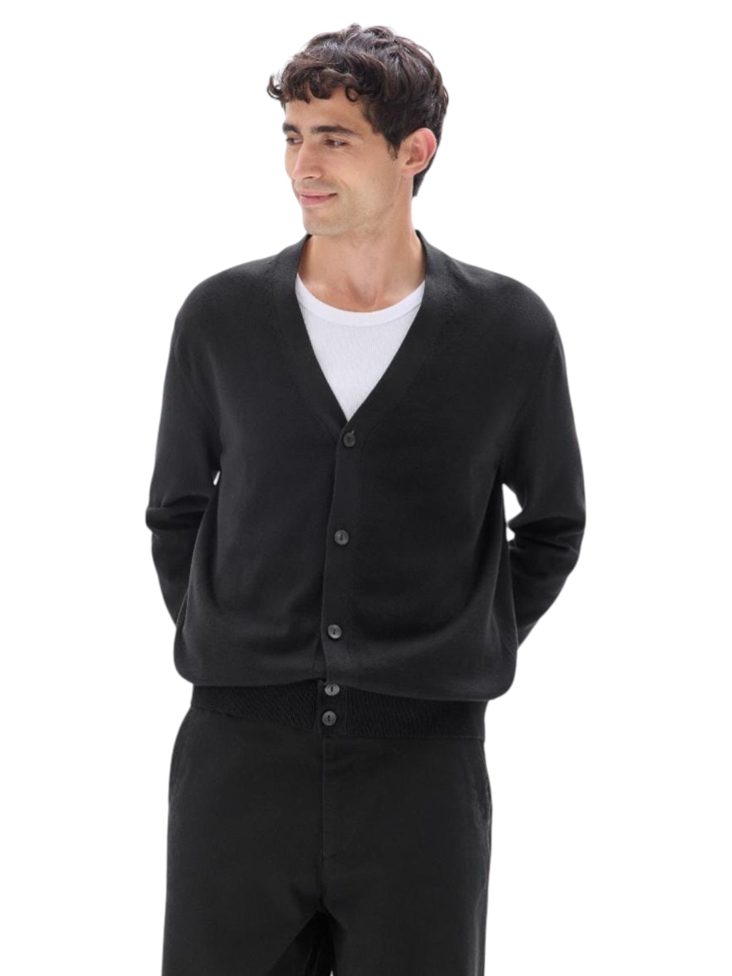Men's Knitted Top,Black