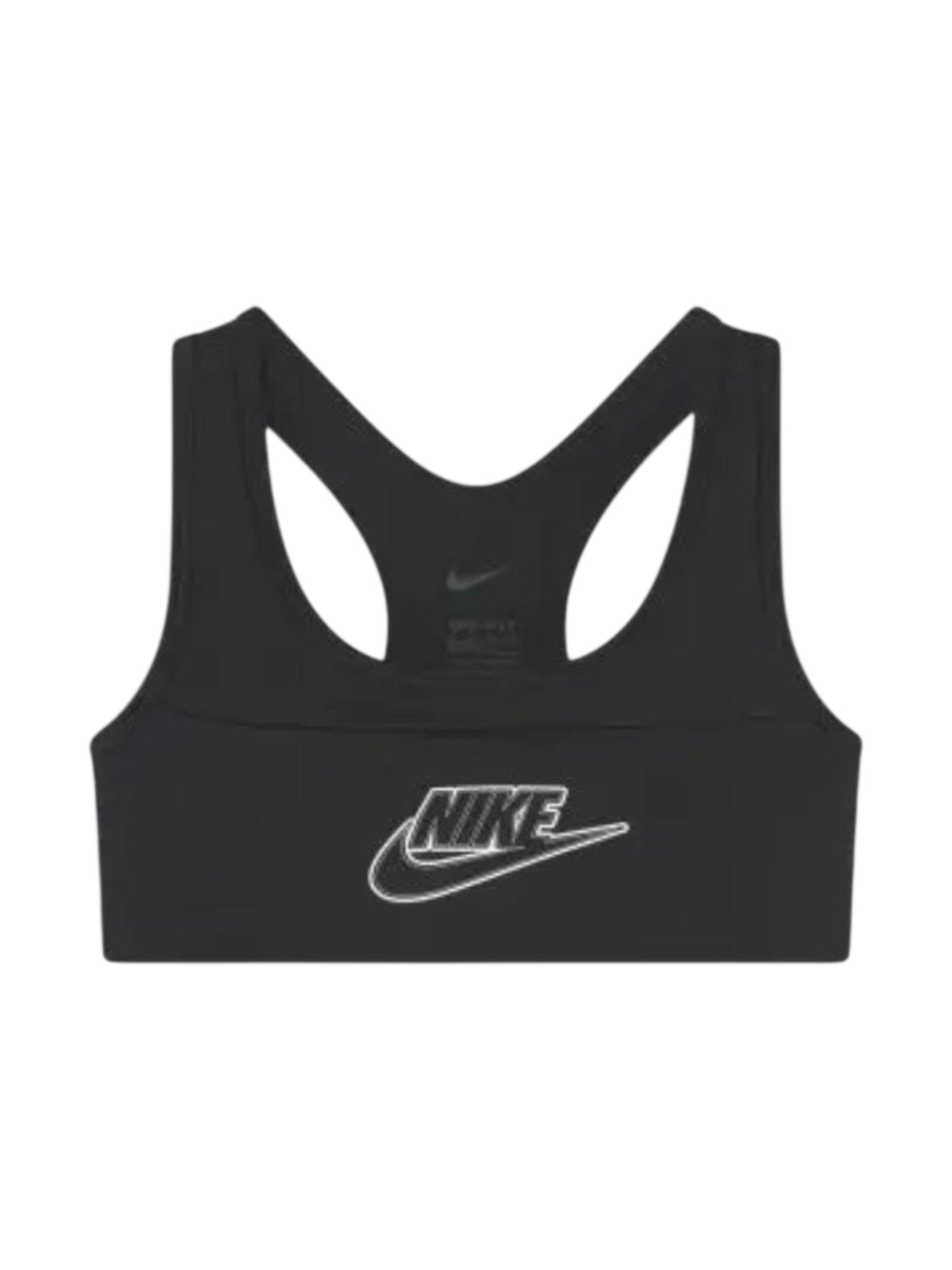 Kids Girl's Plain Sport Bra,Black