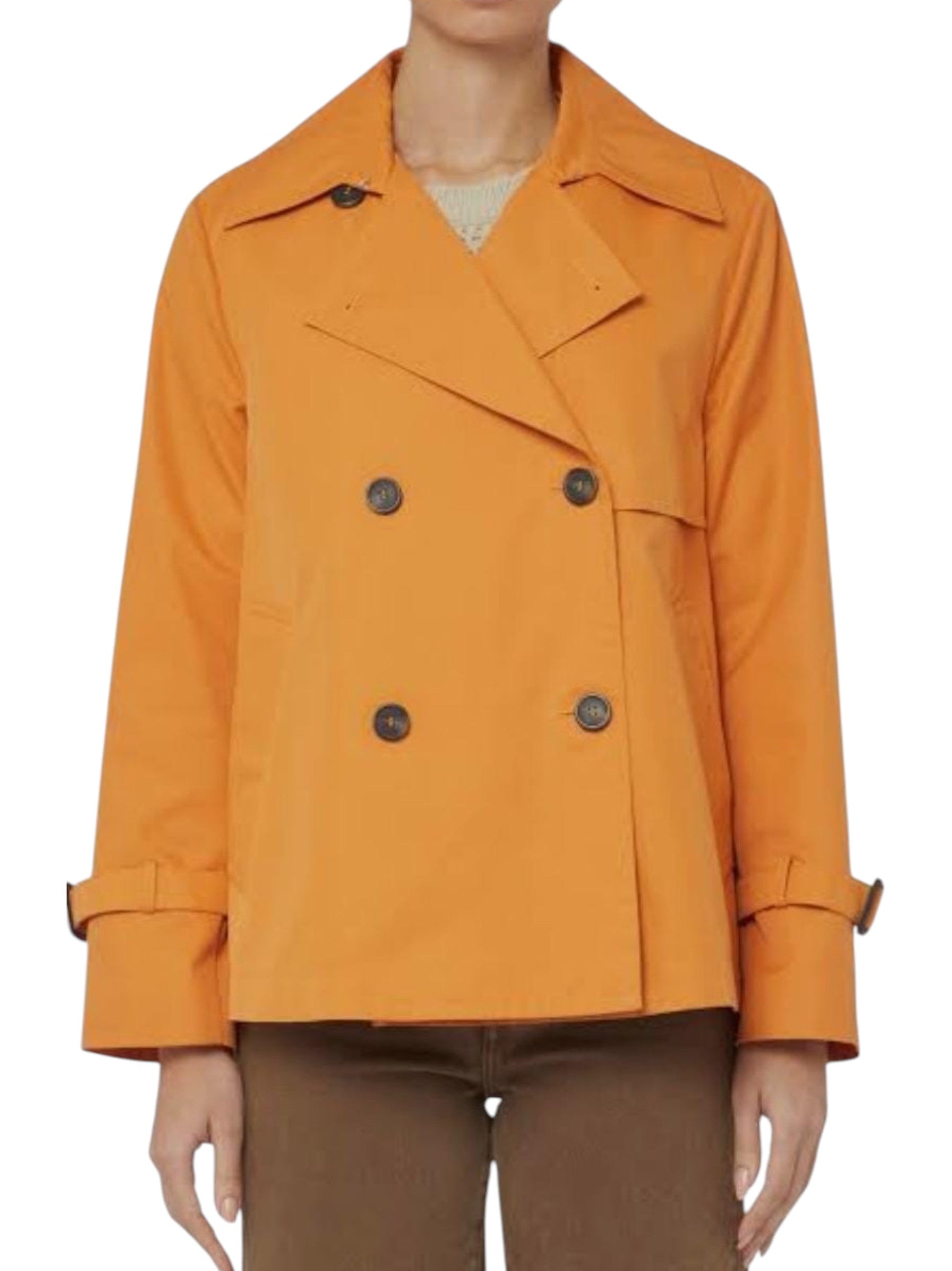 Women's Plain Jacket,Orange